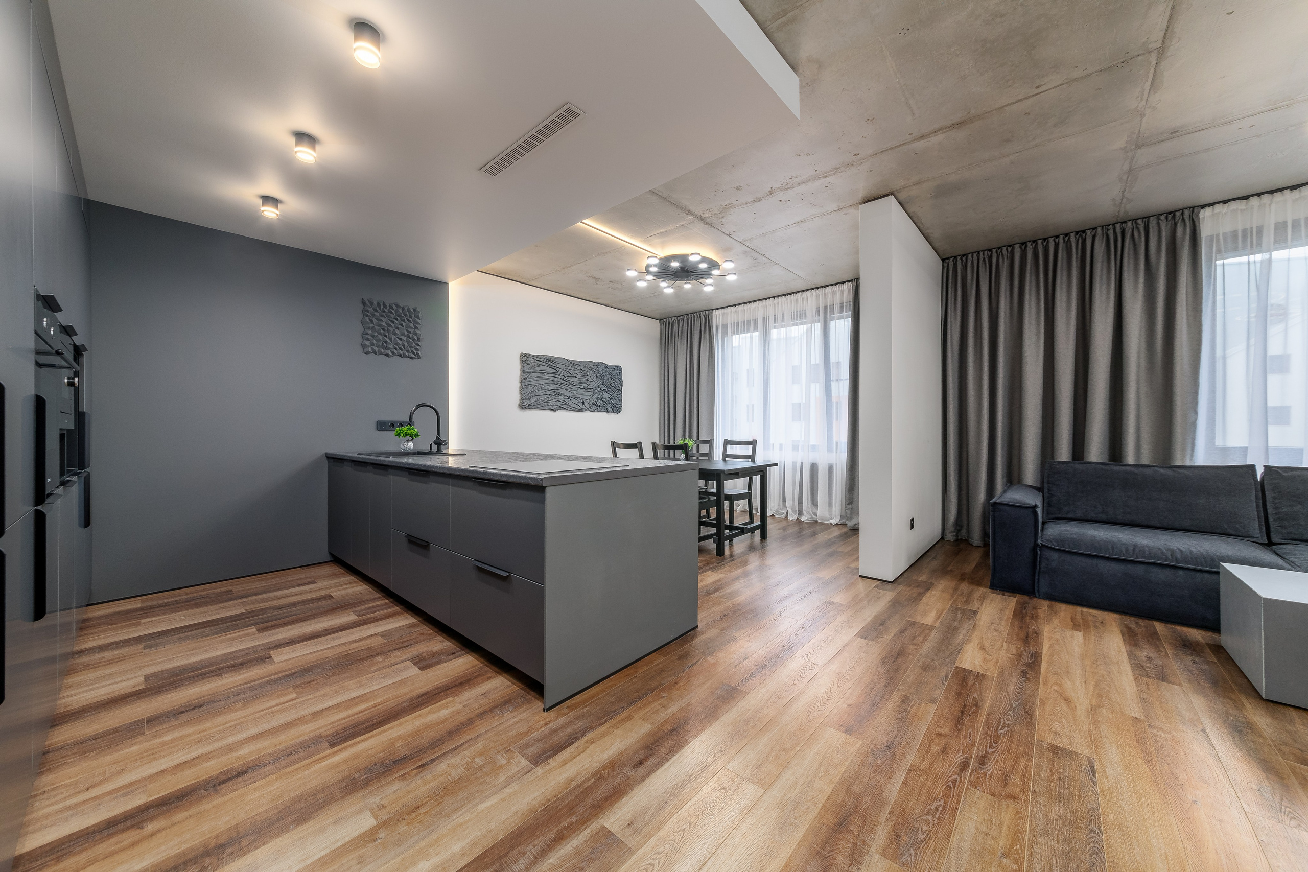 Интерьерная фотосессия трёхкомнатной квартиры, Санкт-Петербург