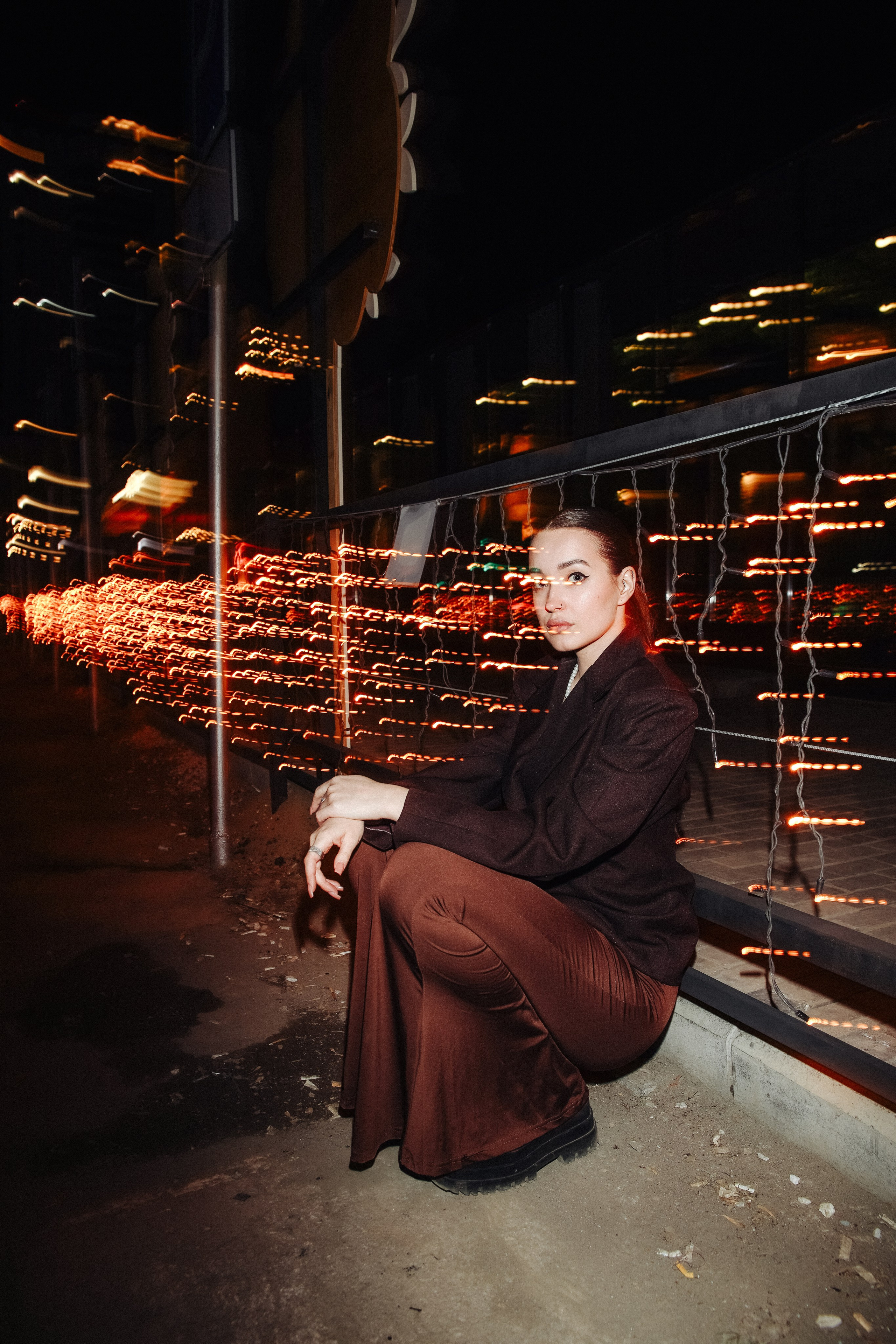 Ночная прогулки. Индивидуальный фотограф Новосибирск Настя