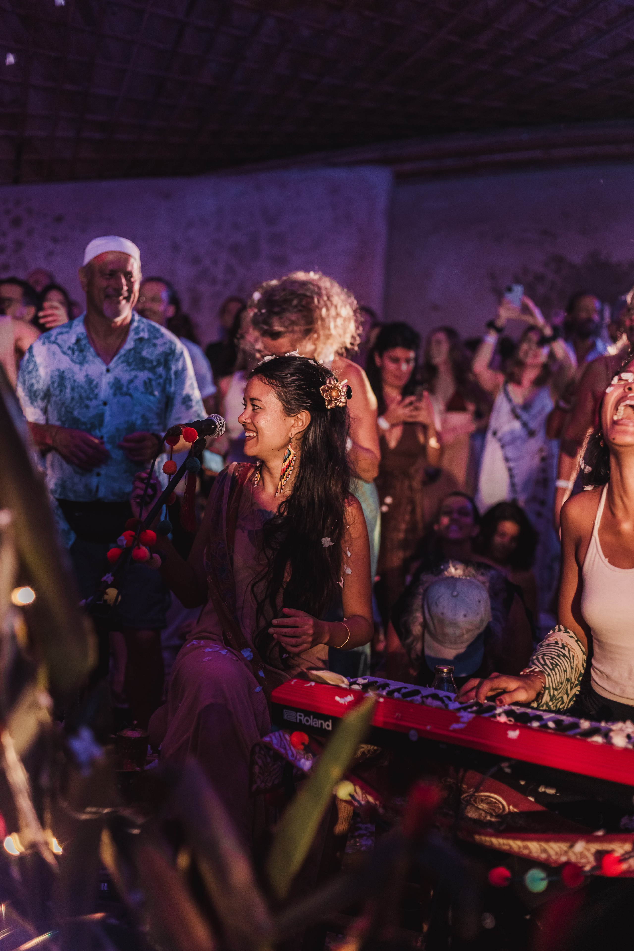 Hanuman Project kirtan at Alchemy april. Mariam Bagdasaryan
