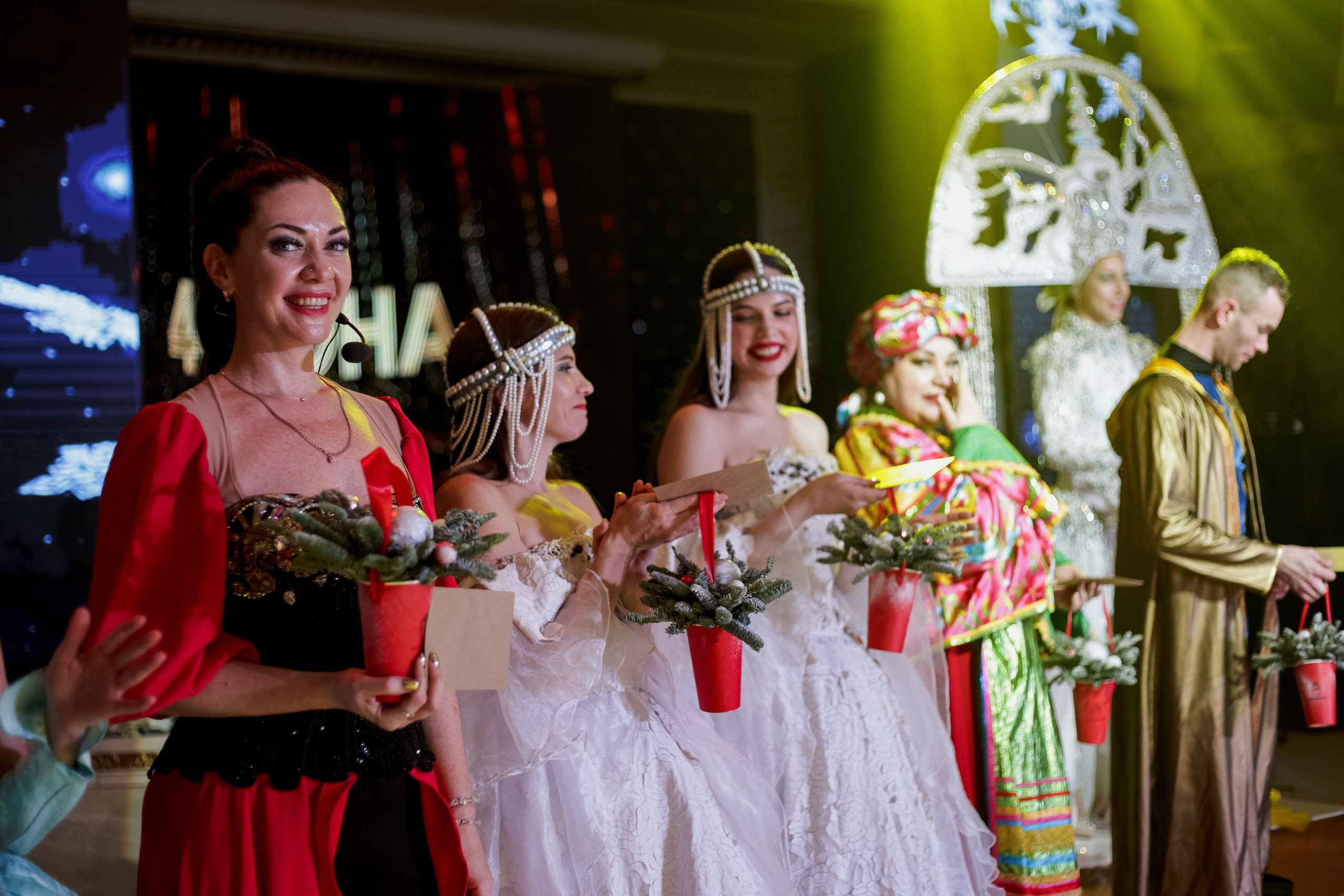 Съёмка новогоднего представления. Семейный, love story, свадебный фотограф Анапа