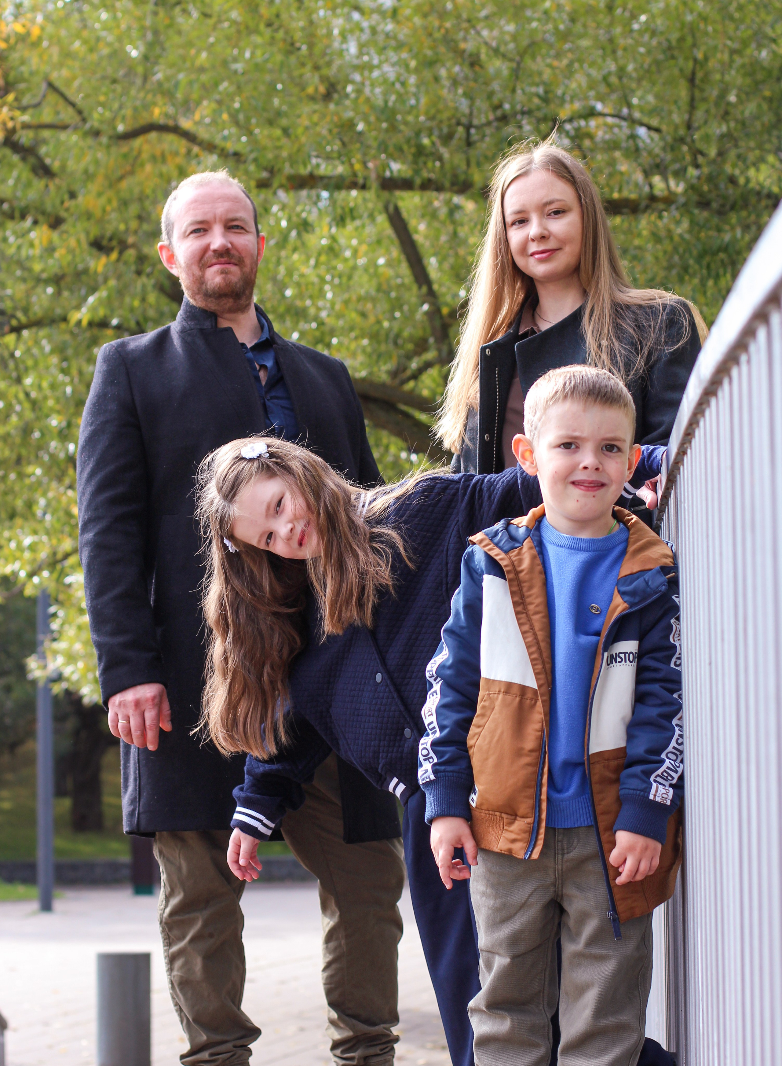 Небольшая семейная прогулка по парку. Ваш личный фотограф в Москве Мила