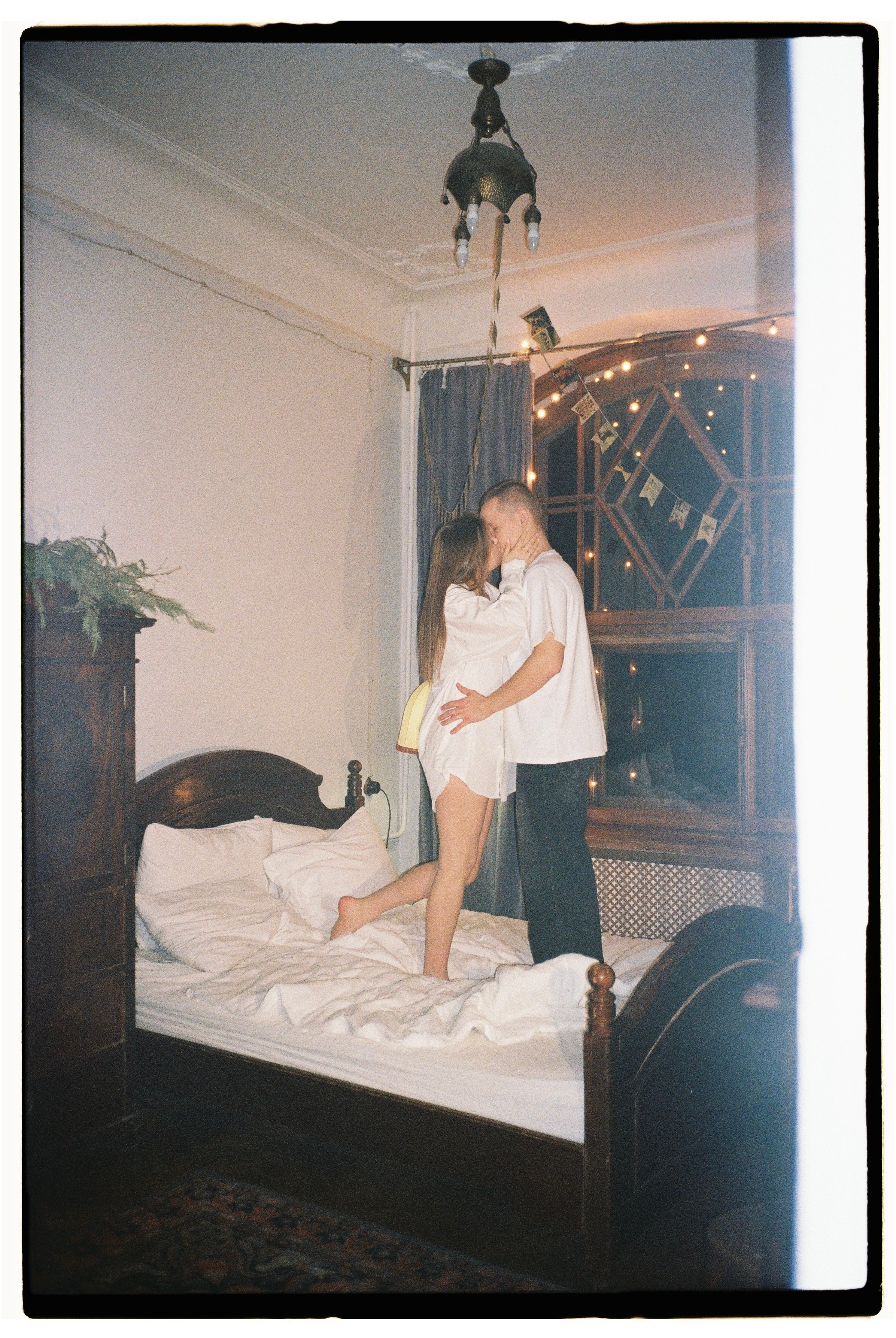 Подарок на годовщину — новогодняя съемка. Фотограф СПБ Засорина Юлия