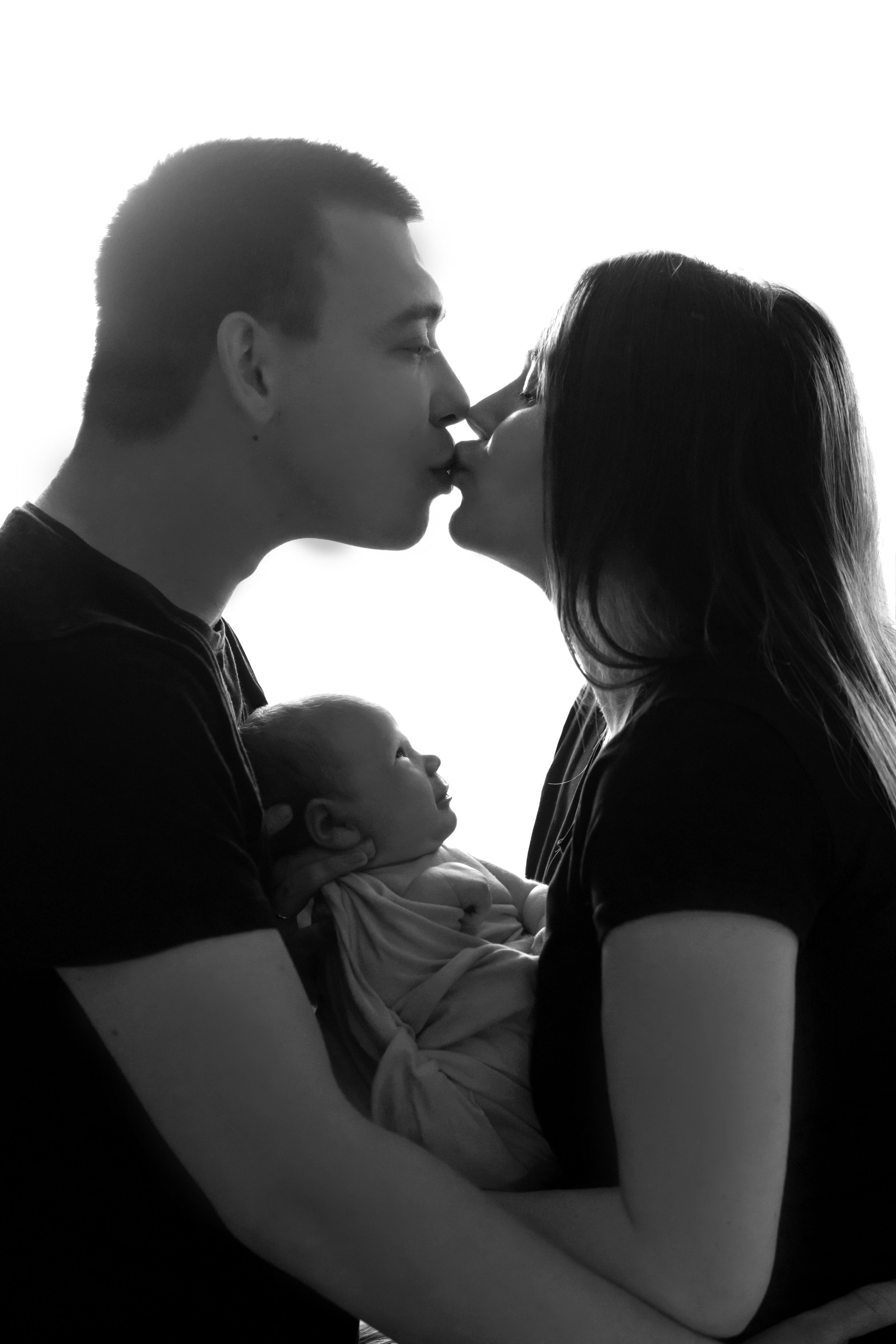 Фото с родителями. Мила Посвит Фотограф новорожденных в Тобольске