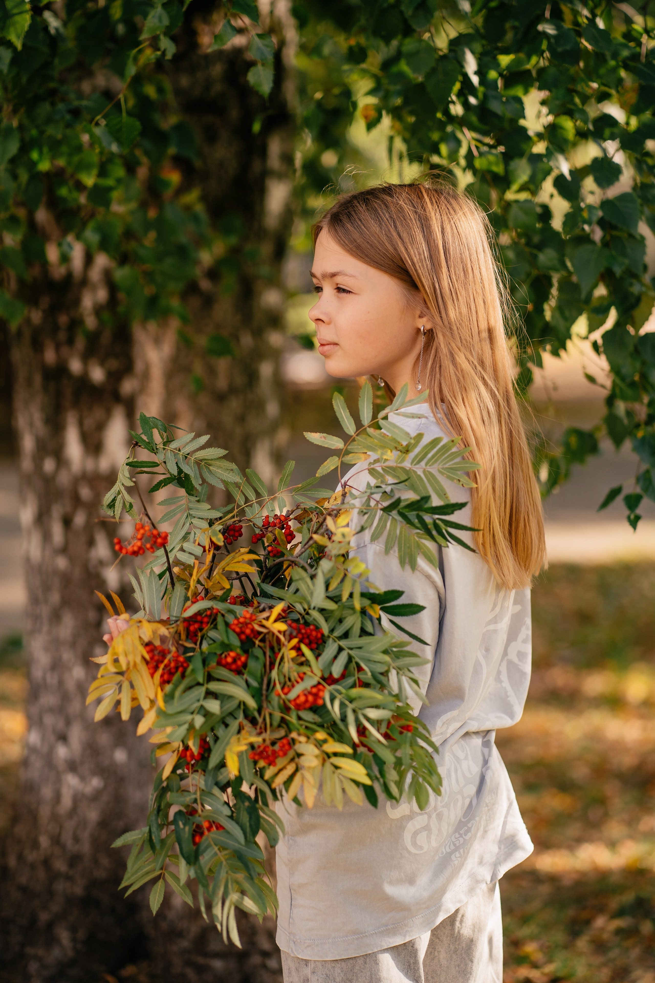 Осенняя фотосессия для школьников. Выпускные альбомы в городе Кирове. Фотограф Екатерина Невская