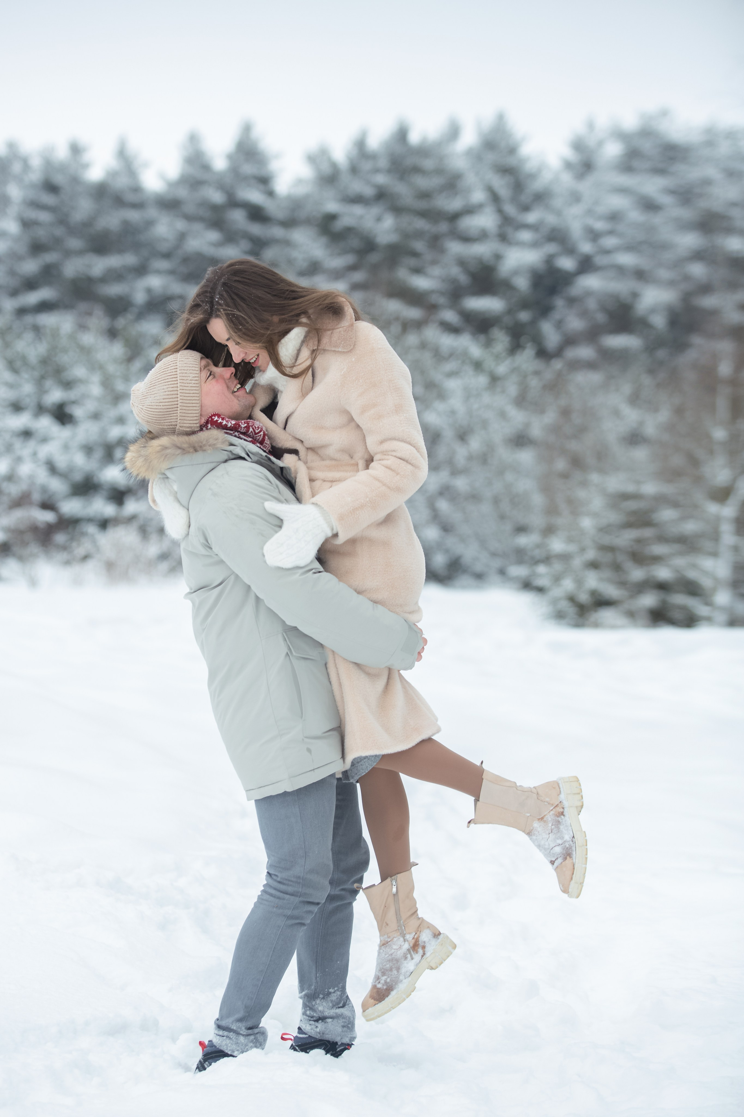 Снежный лес. Семейный и детский фотограф в Москве Юлия