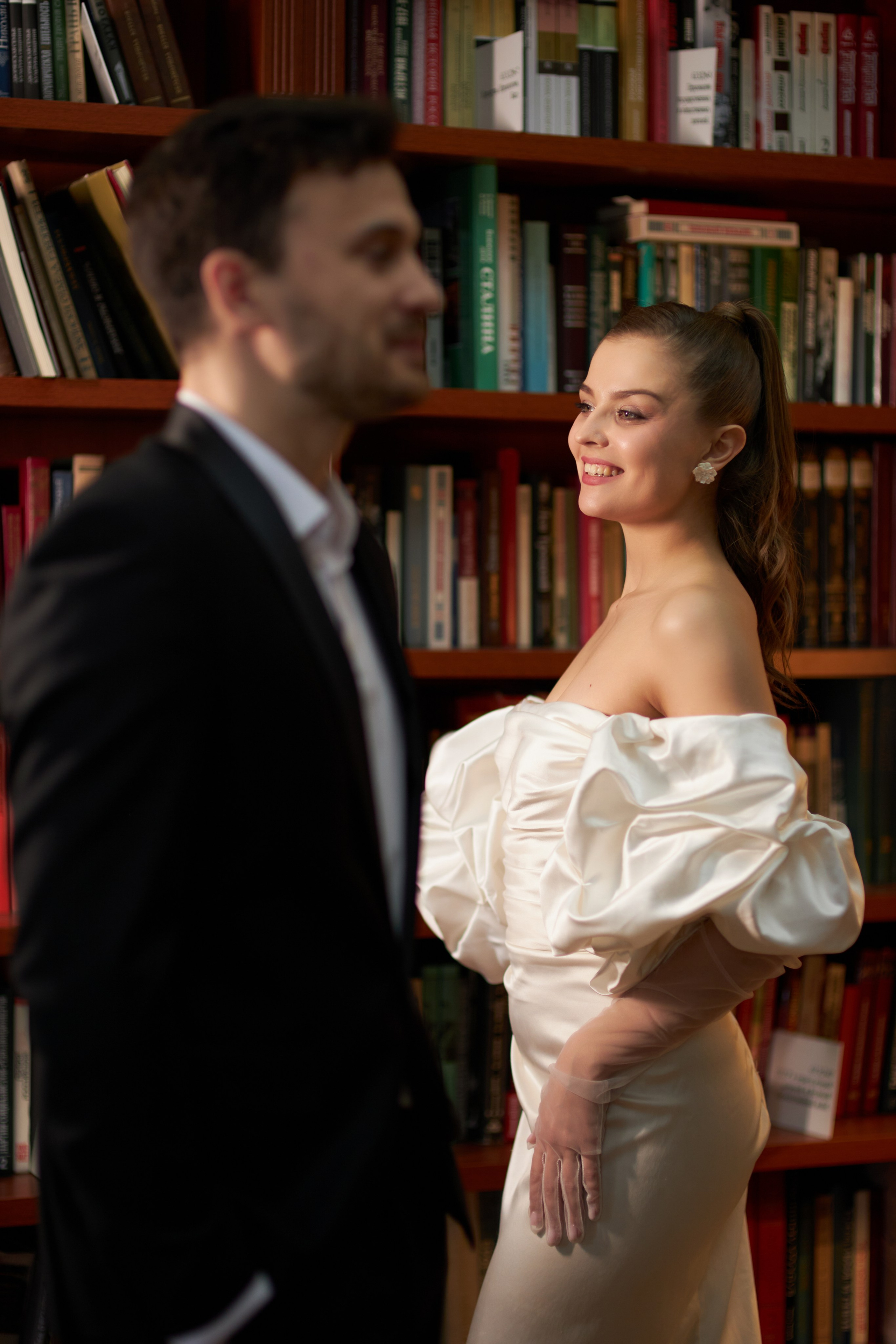 Андрей и Юлия. Пушкинская библиотека и зал Angels. Фотограф в Москве