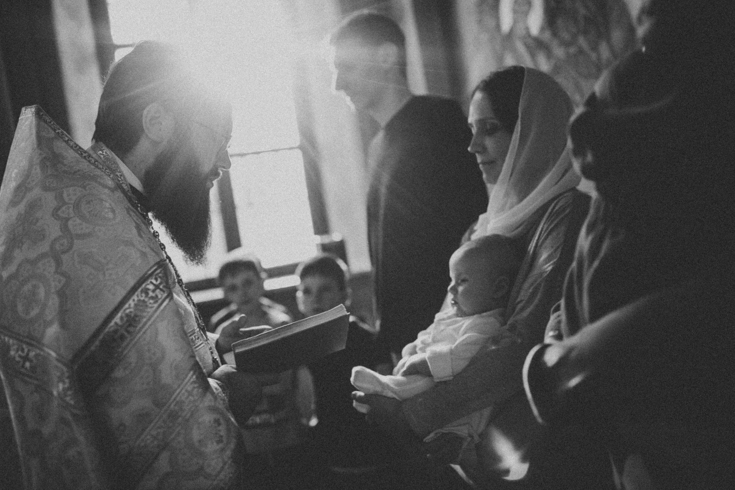 Фотосессия крещения. Фотограф Лебедева Наталья