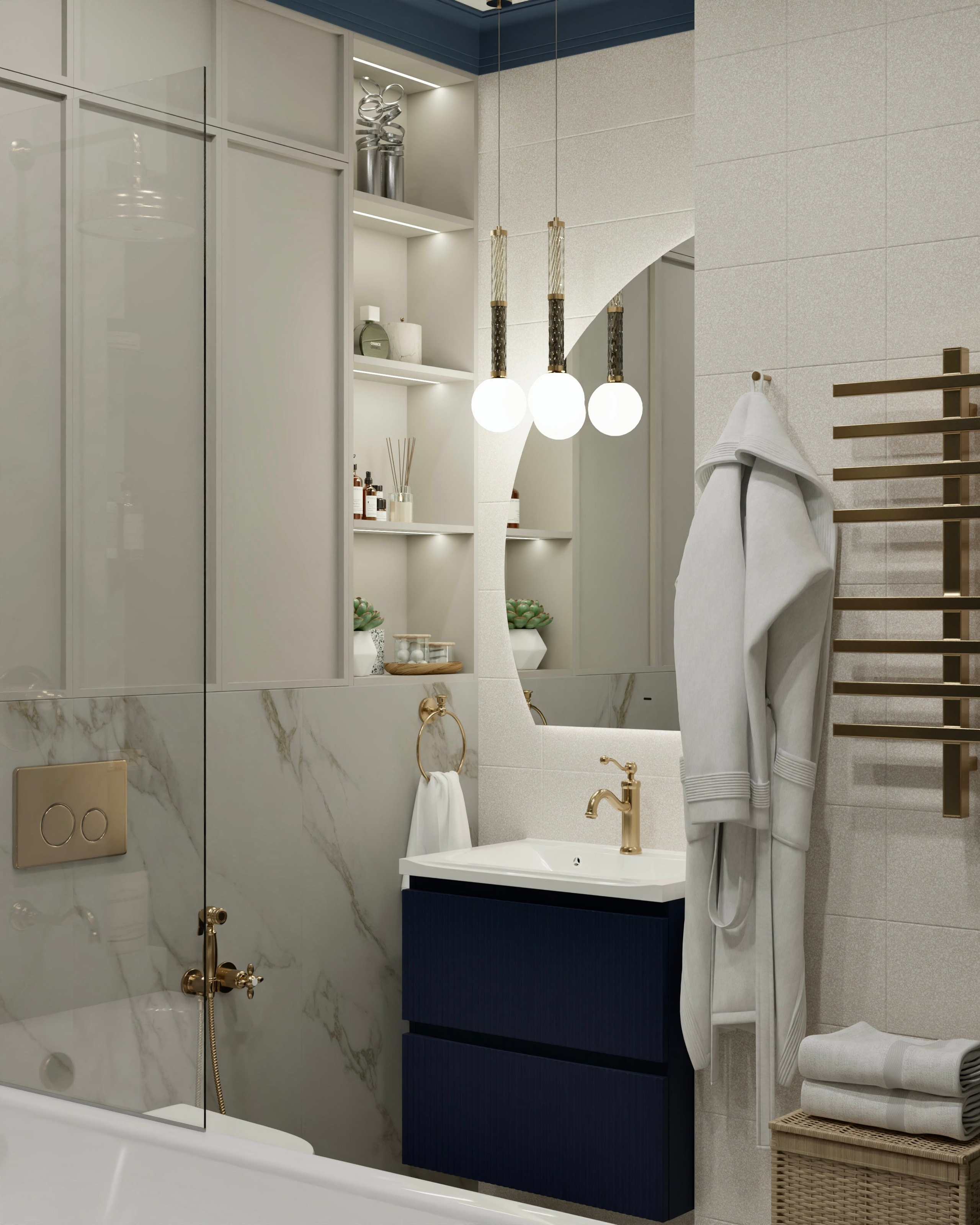 Однокомнатная квартира — 34 м². DMDesign — студия дизайна интерьеров