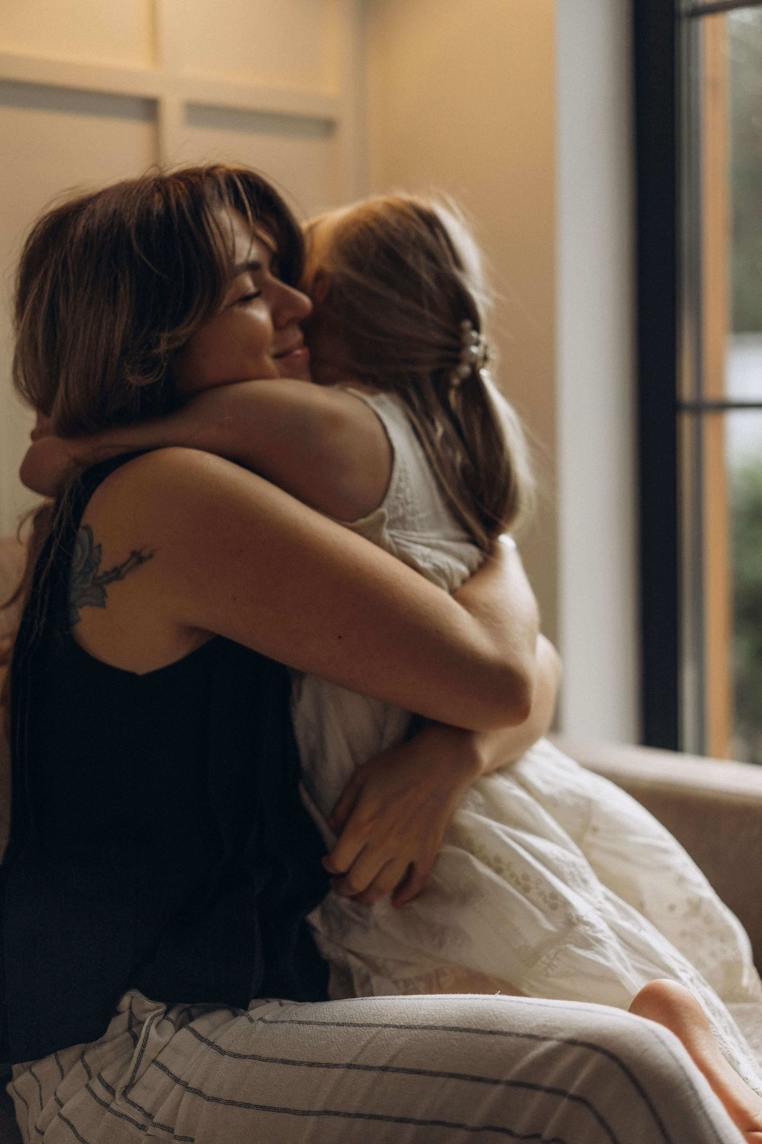 Фотосессия домашняя мама и дочка. Фотограф Екатеринбург Кокшарова Александра