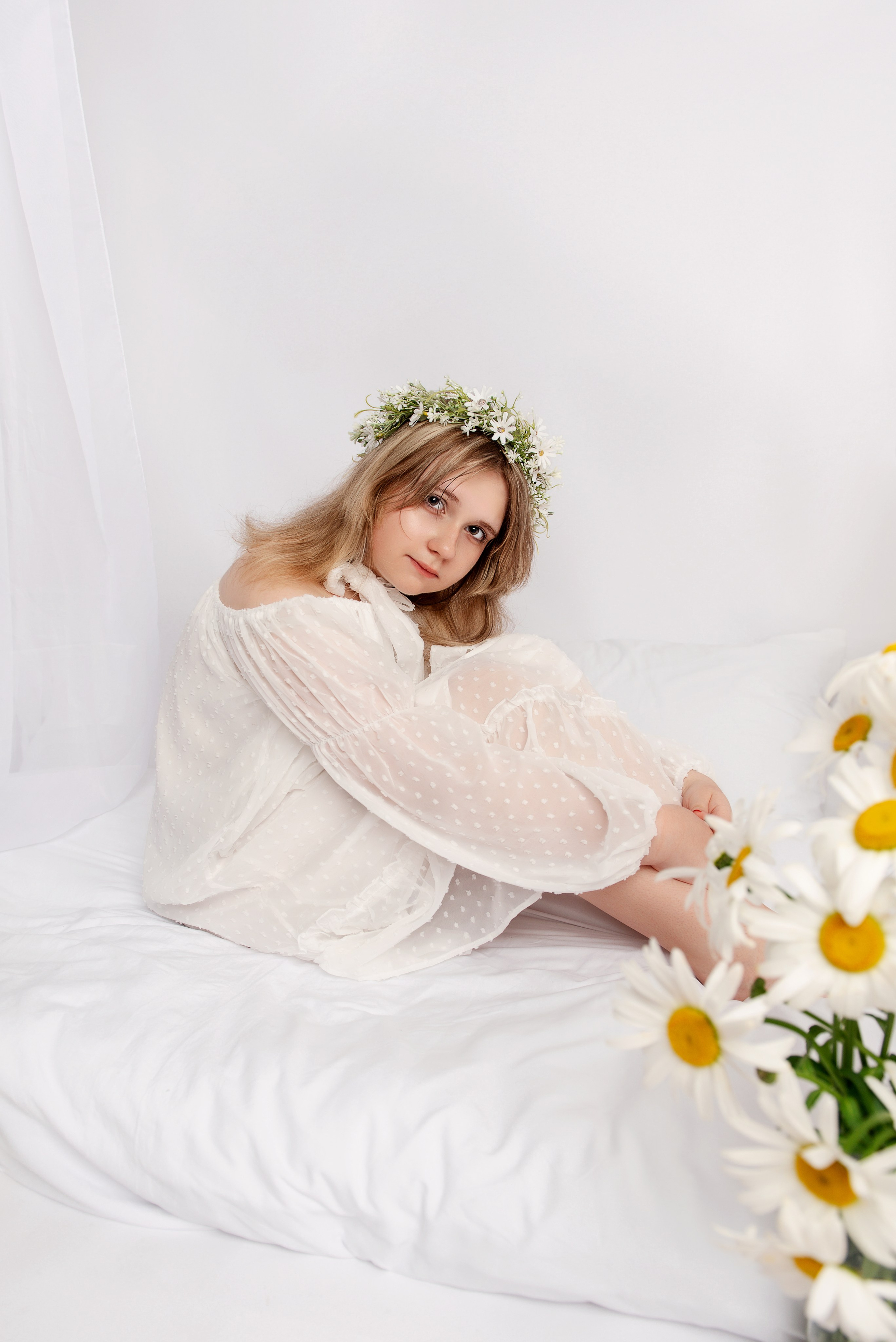 Ромашки. Детский фотограф в Долгопрудном и Москве