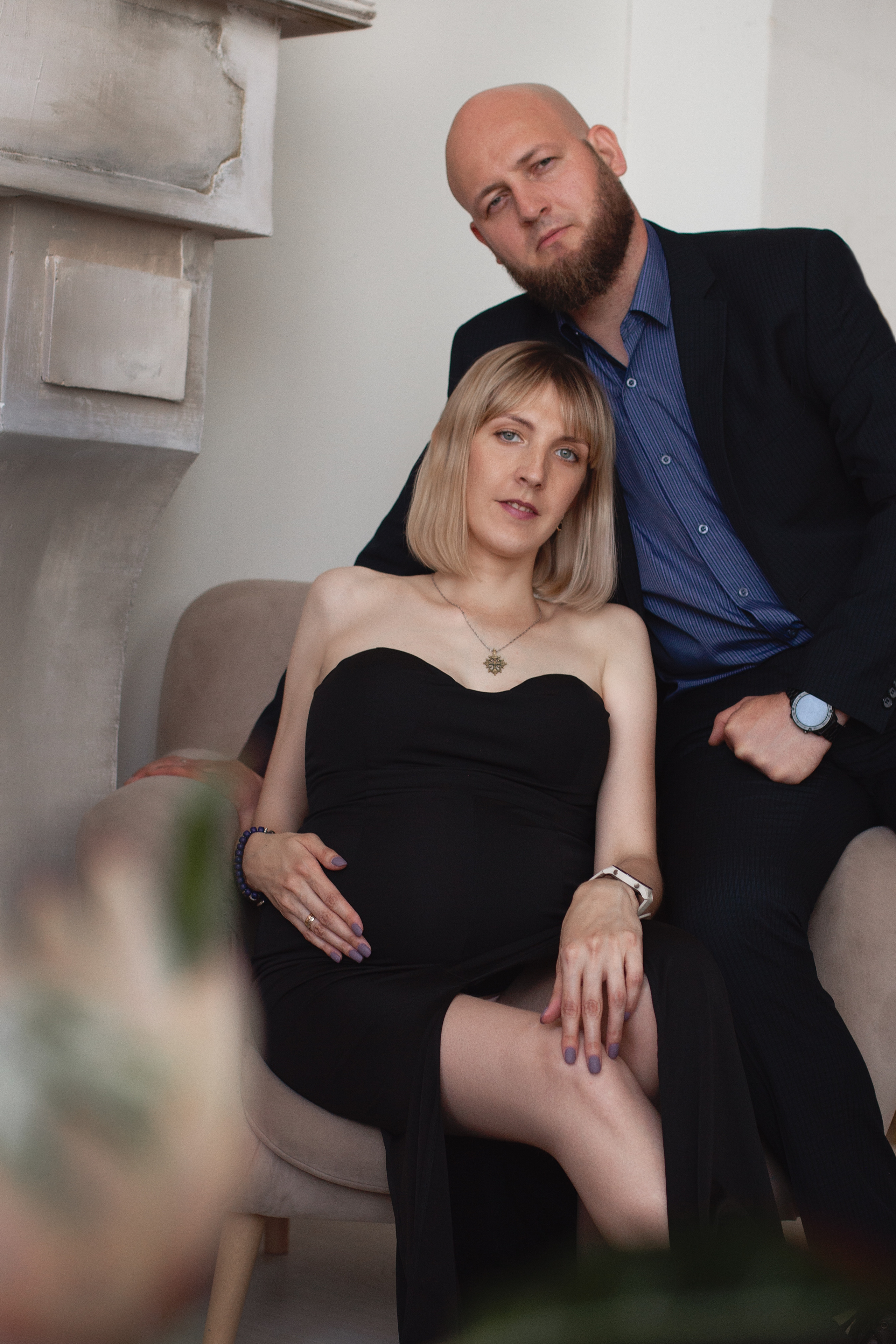 Семейная съемка в интерьерной студии