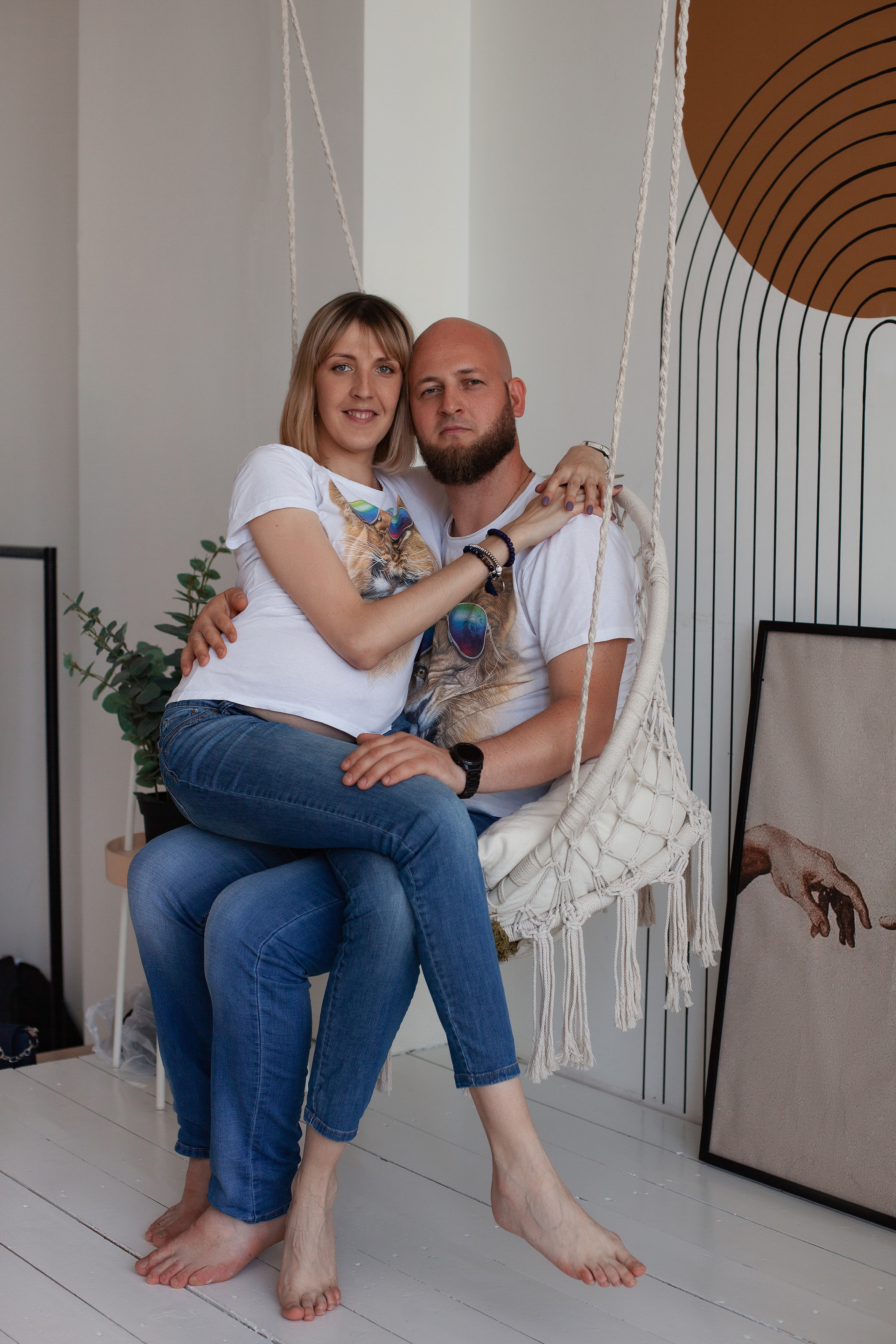 Семейная съемка в интерьерной студии