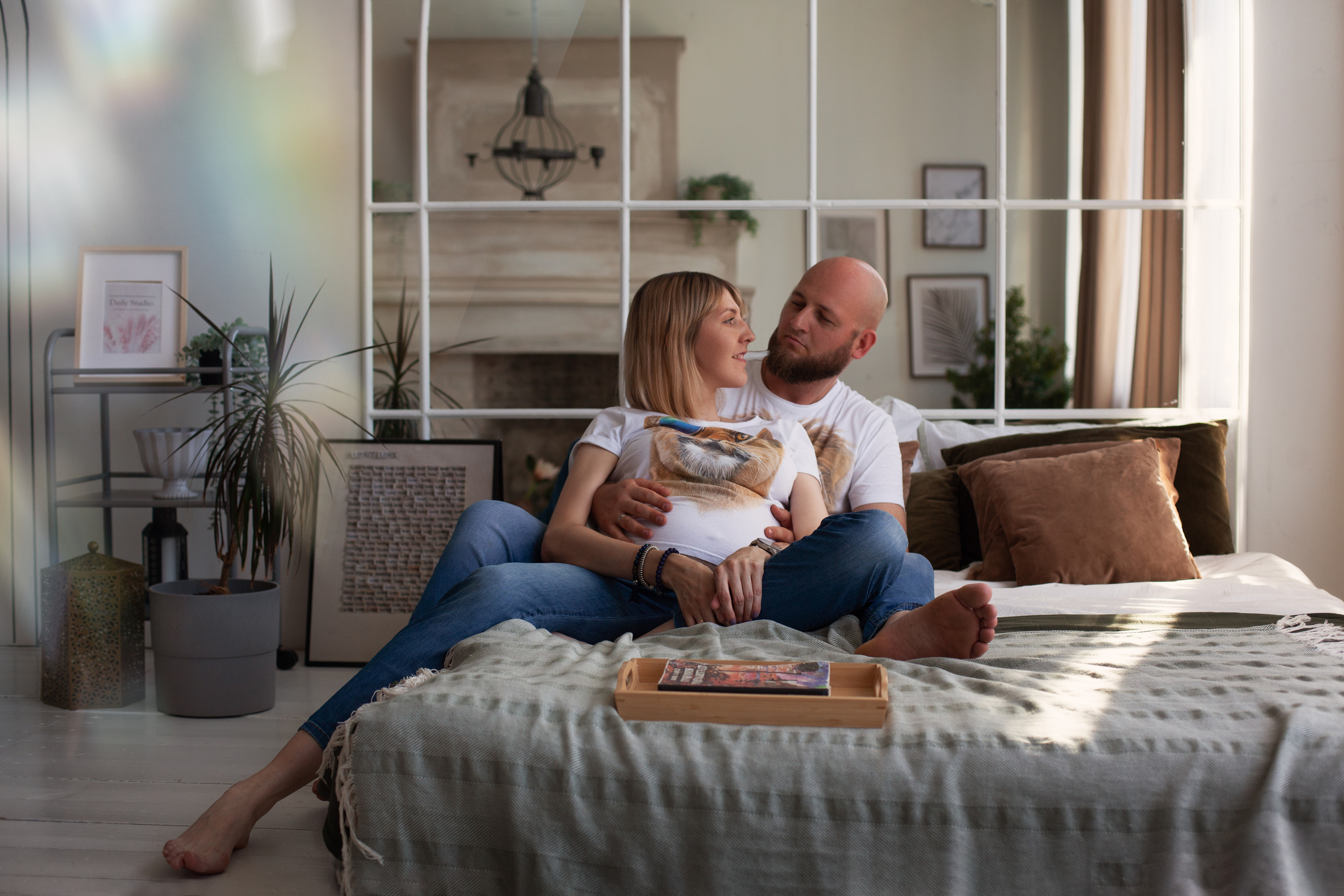 Семейная съемка в интерьерной студии