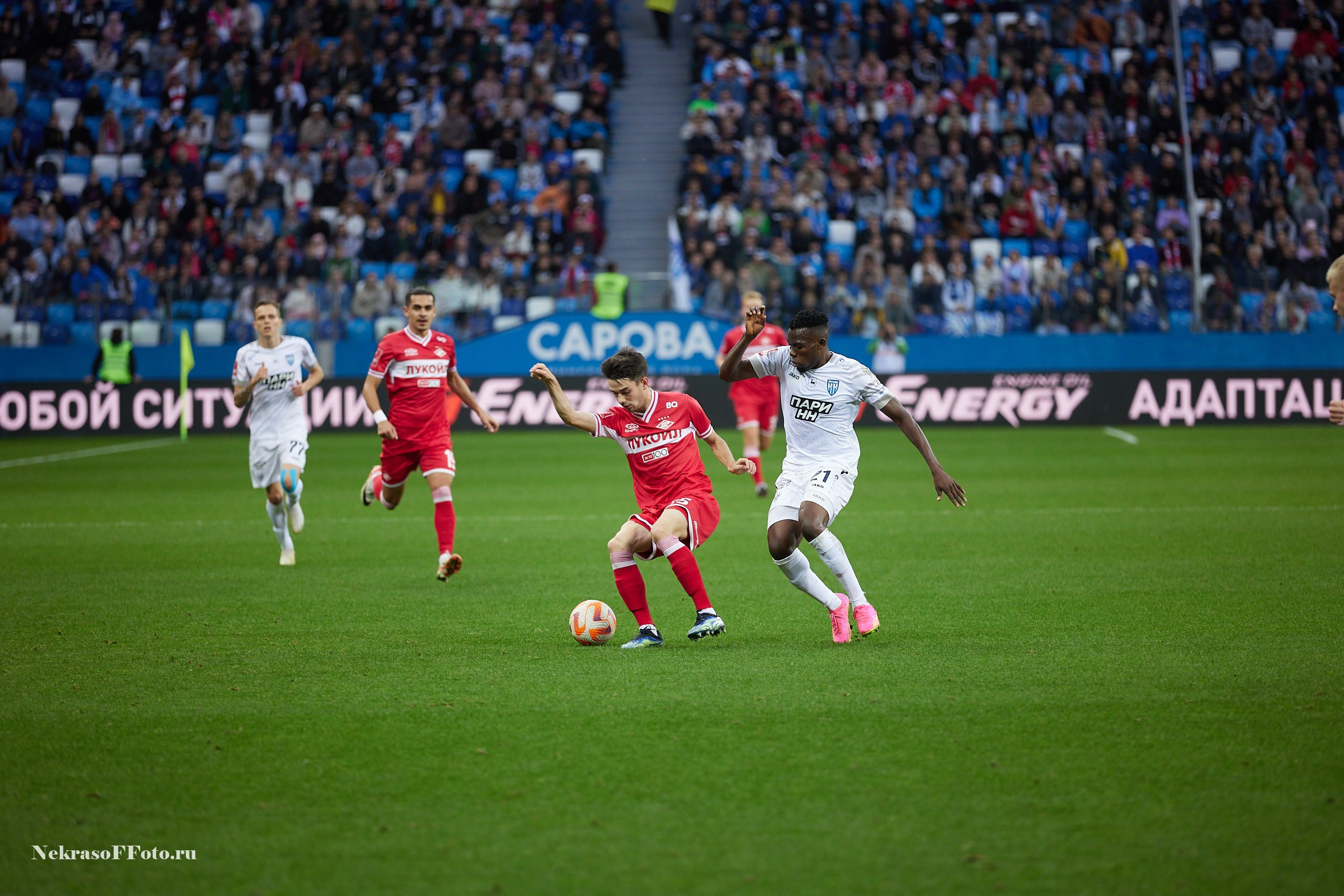 РПЛ ФК Пари НН- ФК Спартак. Спортивный фотограф Некрасов Денис