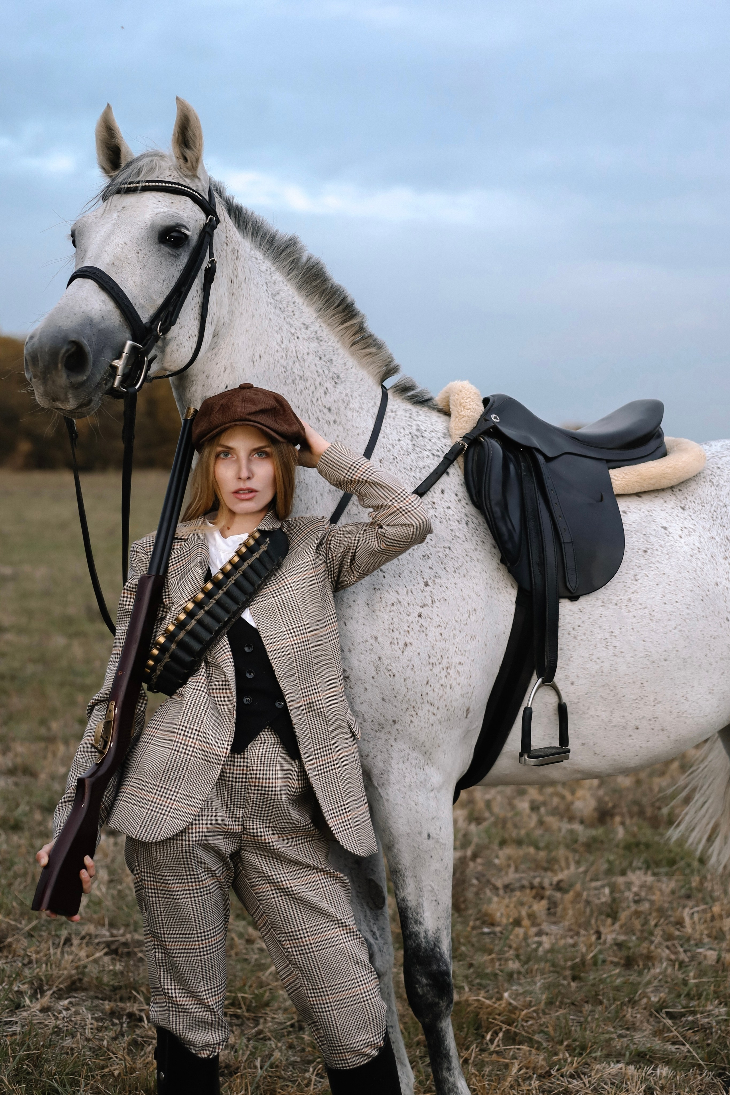 Фотопроект «Охота» с лошадью Куклой. Семейный и конный фотограф в Краснодарском крае и Адыгее