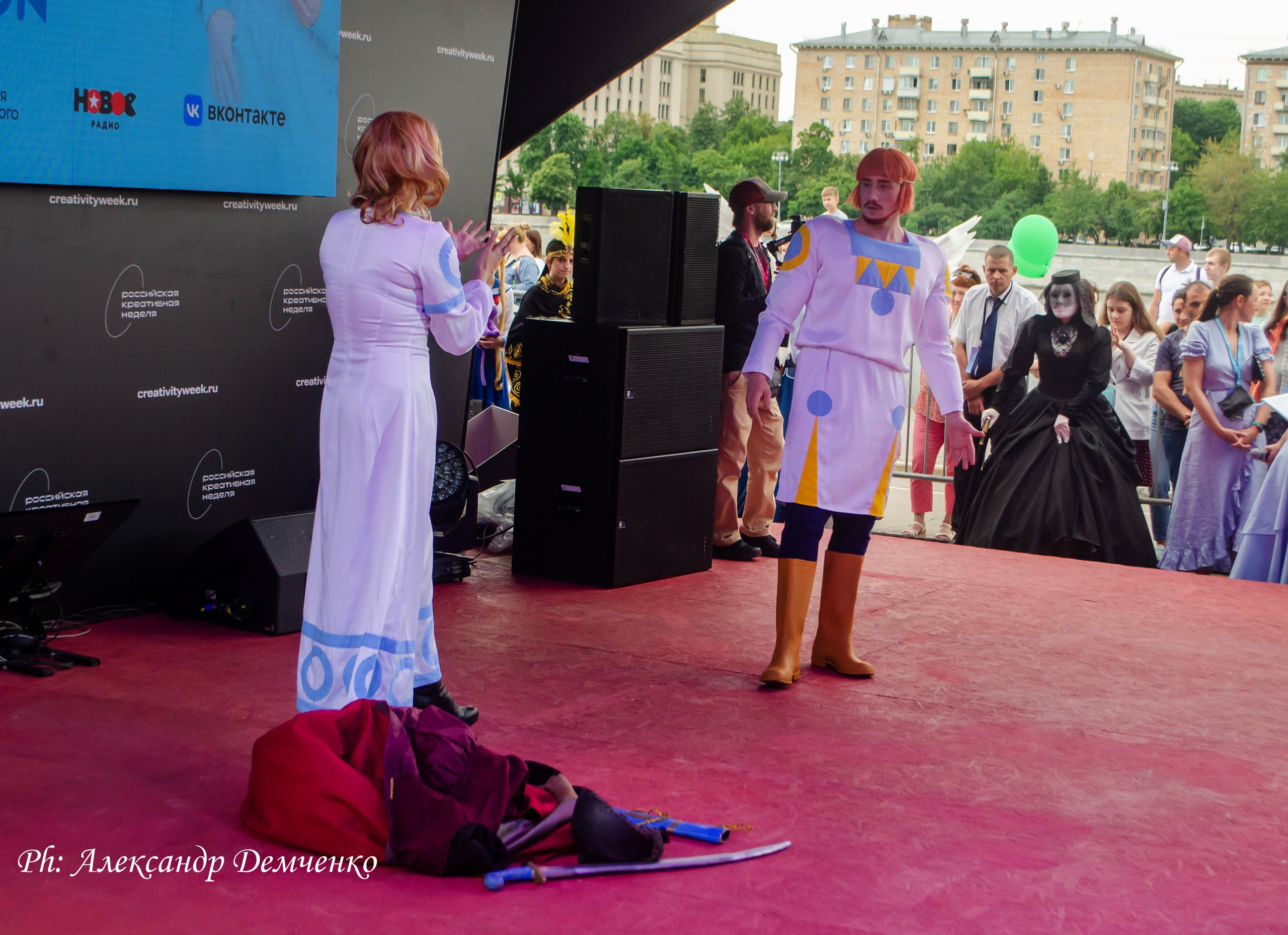 Фотосессия сцены в Москве на разных репортажных мероприятий