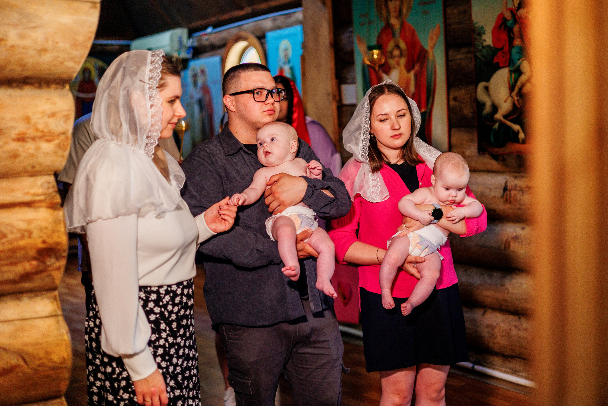 Крещение близняшек. Свадебный и семейный фотограф в Армавире