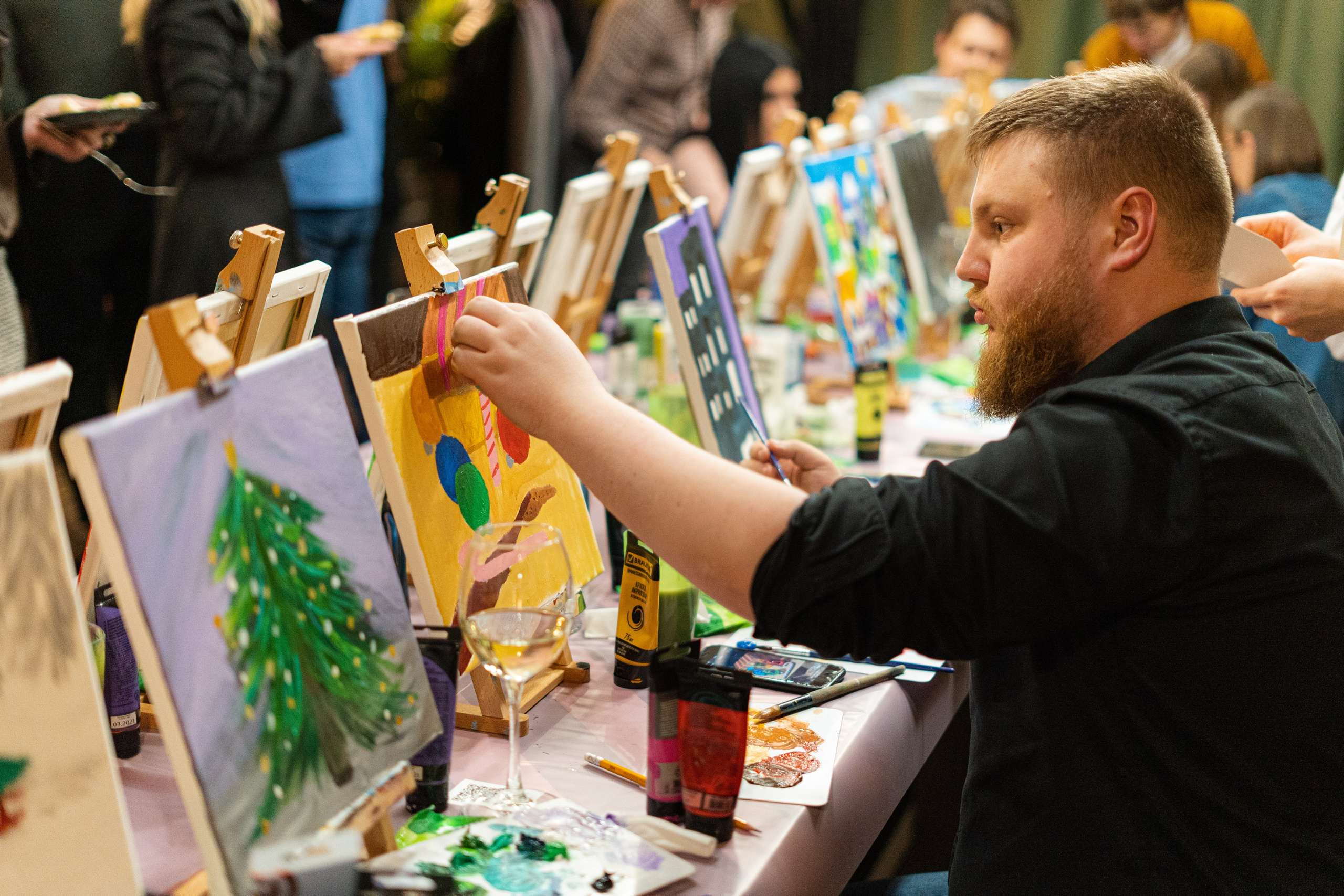 Корпоратив Teach Me Art 2. Портретный фотограф в Москве и Санкт-Петербурге Арина Чех