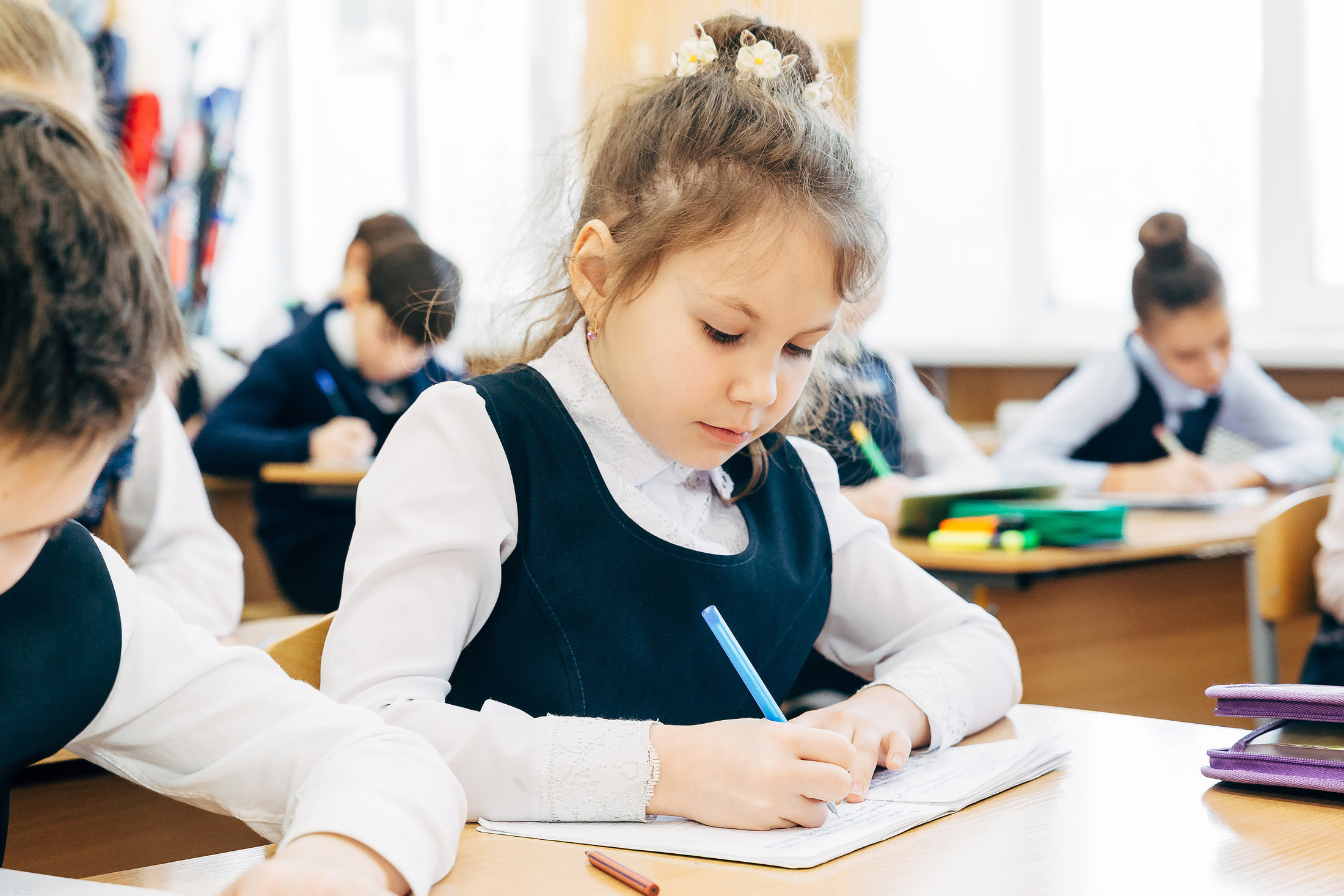 Младшие классы. На уроке