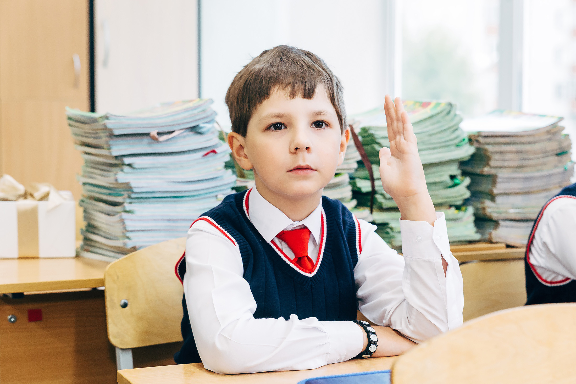 Младшие классы. На уроке