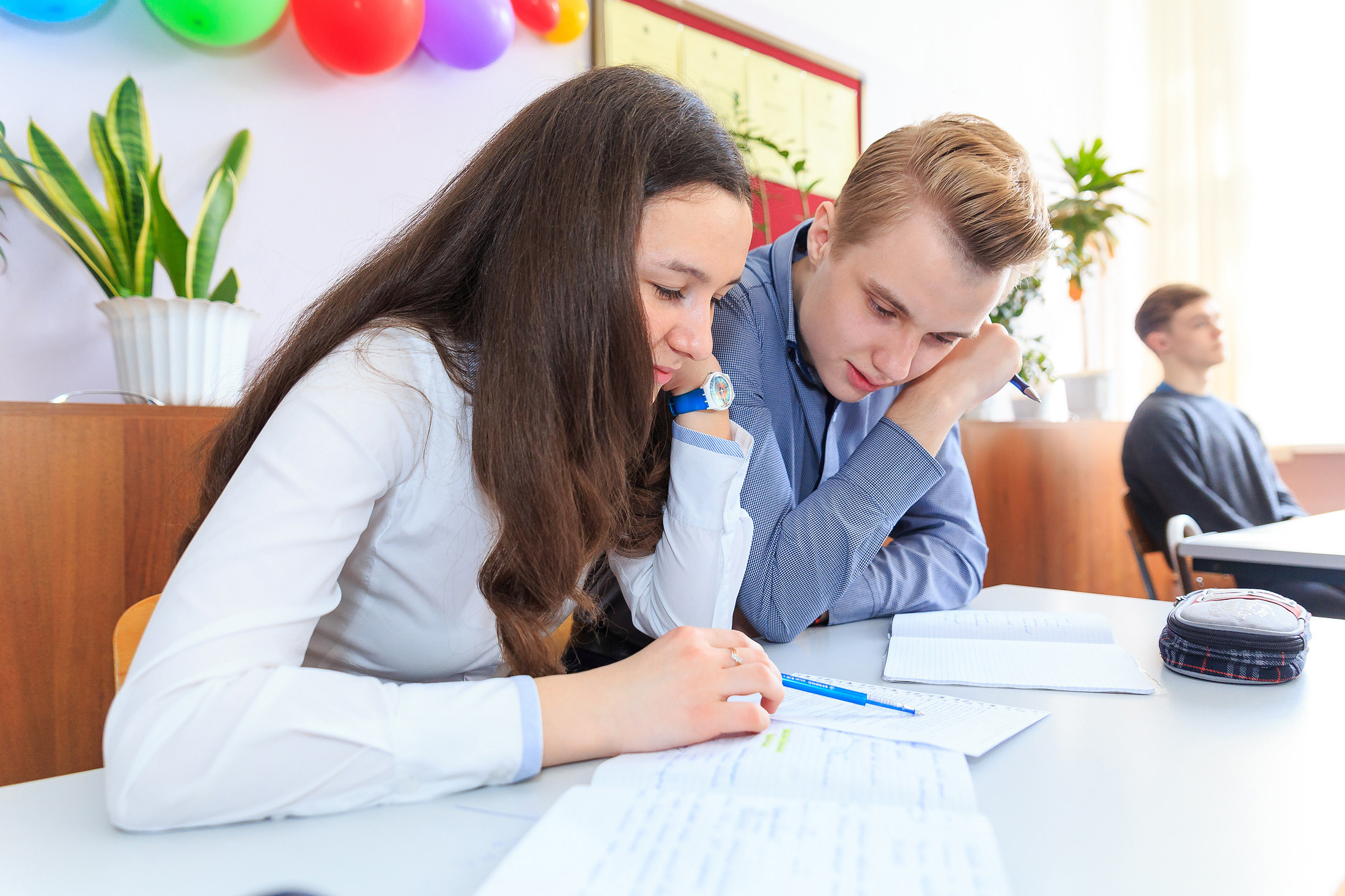 Старшие классы. На уроке