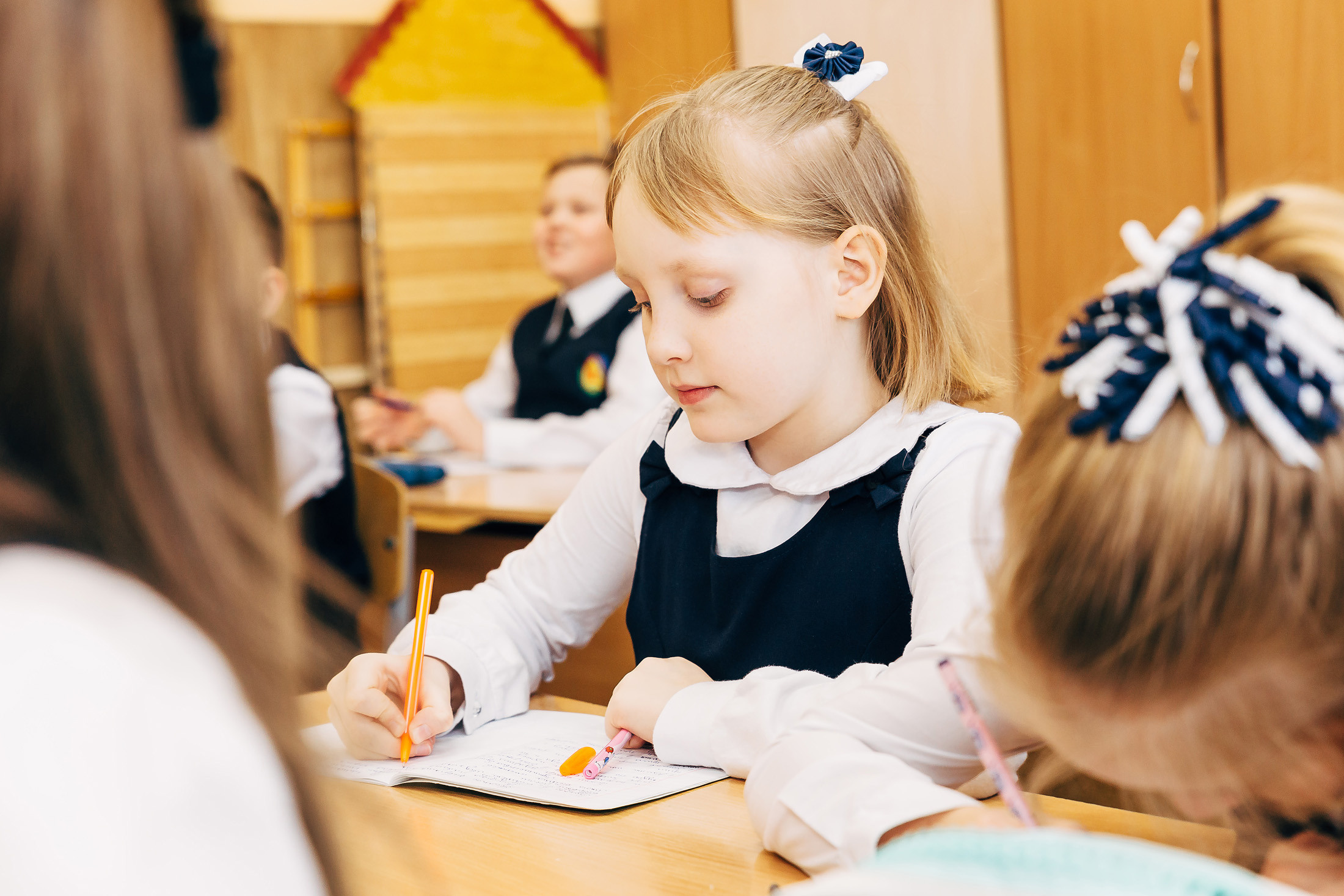 Младшие классы. На уроке