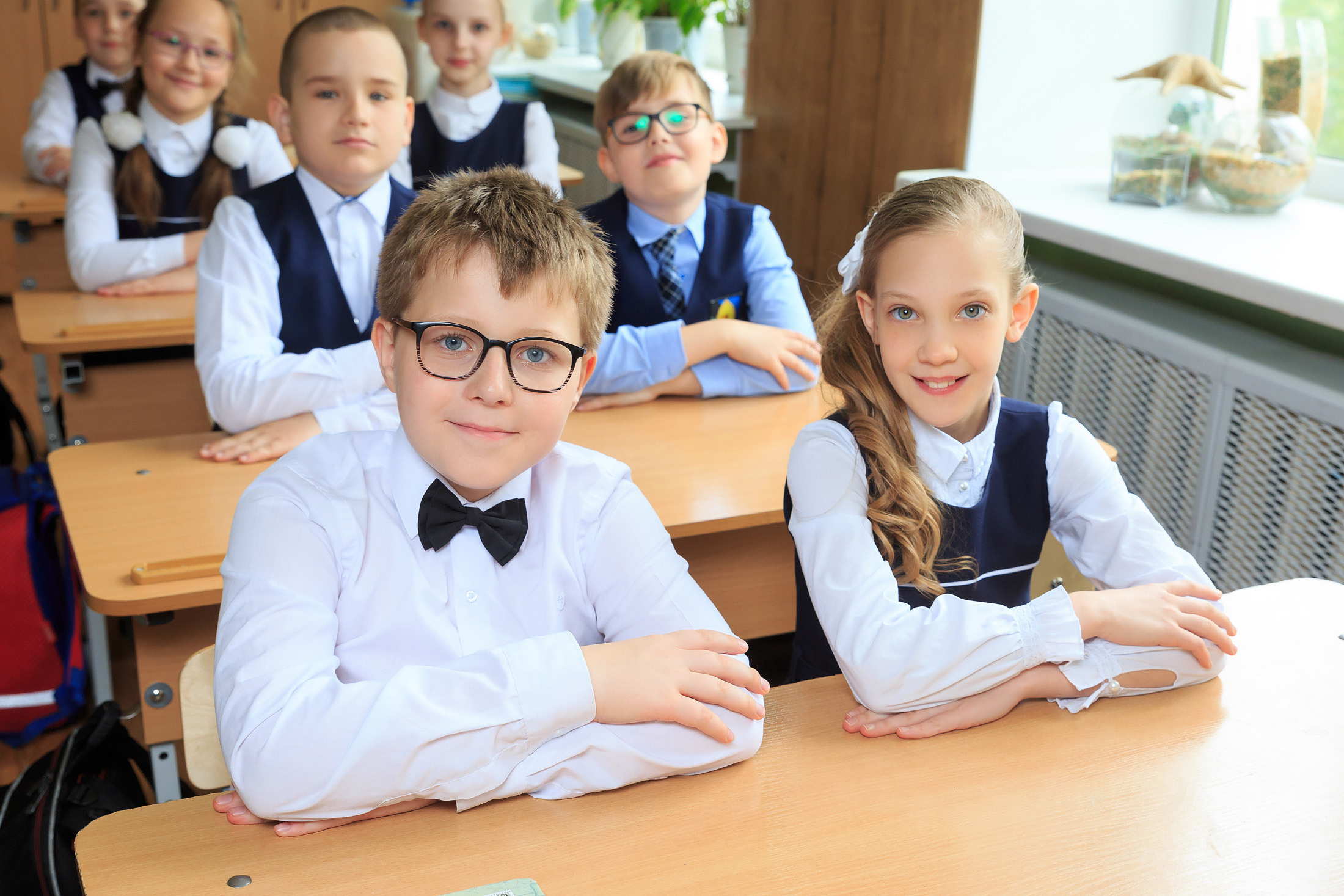 Младшие классы. На уроке