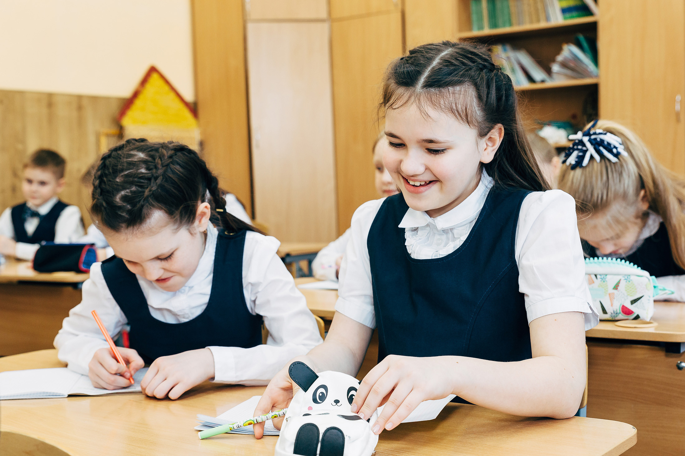 Младшие классы. На уроке