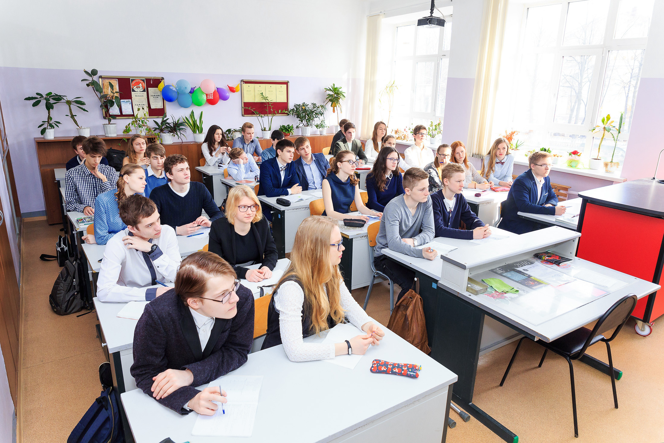 Старшие классы. На уроке