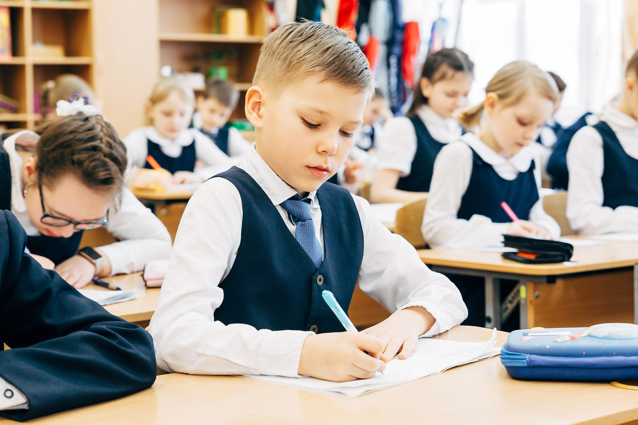 Младшие классы. На уроке