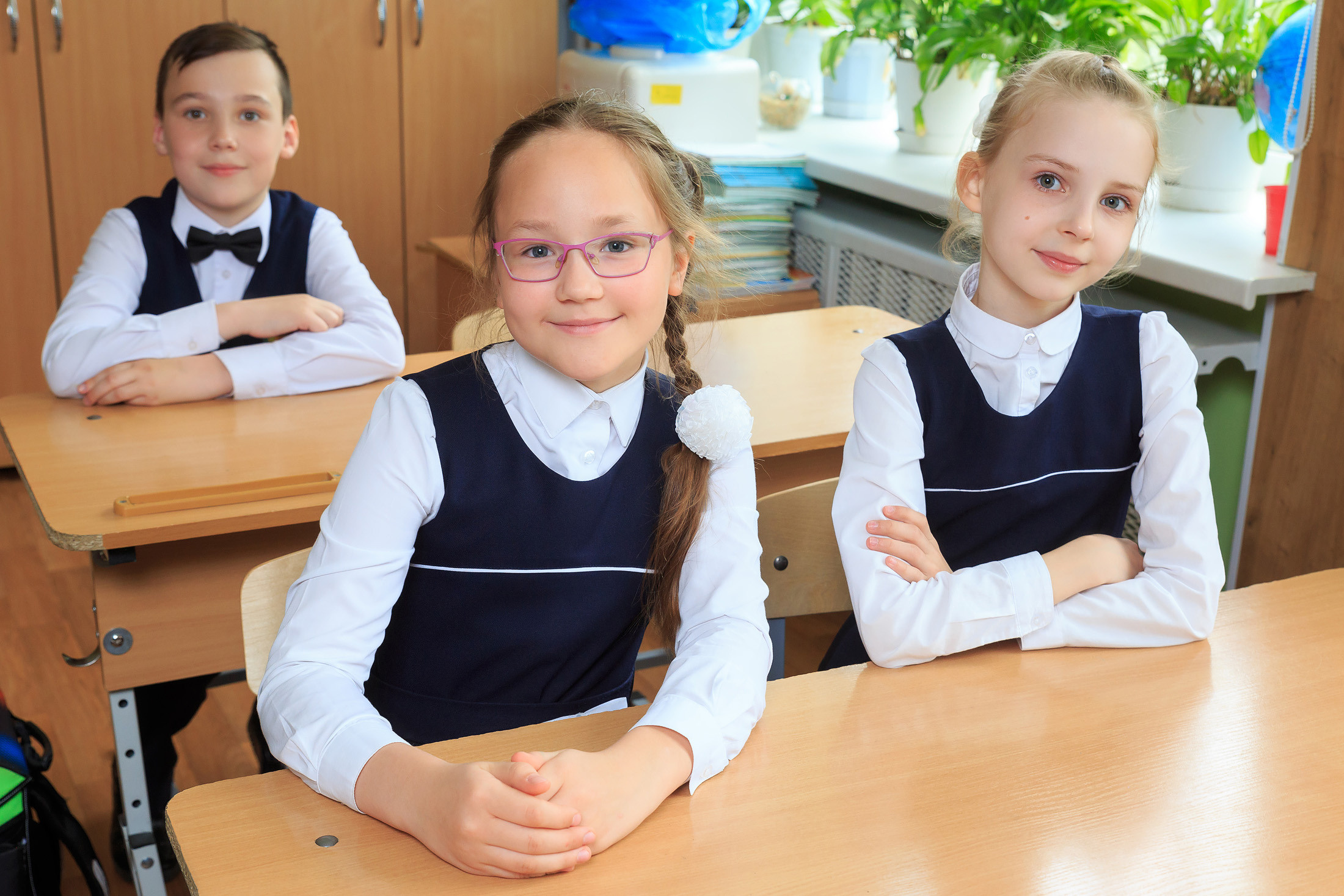 Младшие классы. На уроке