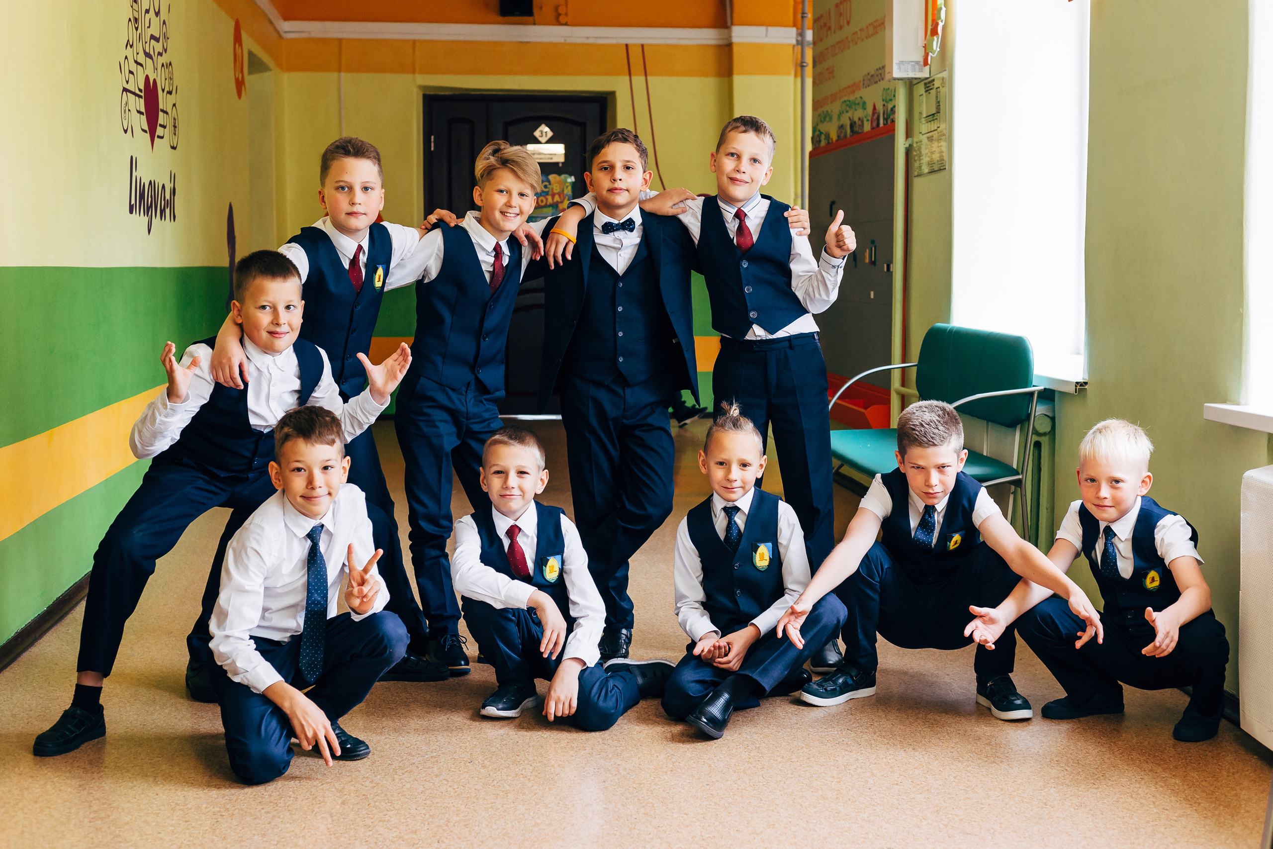 Младшие классы. Групповые фото. Свадебный и семейный фотограф в Перми Андрей Желнин