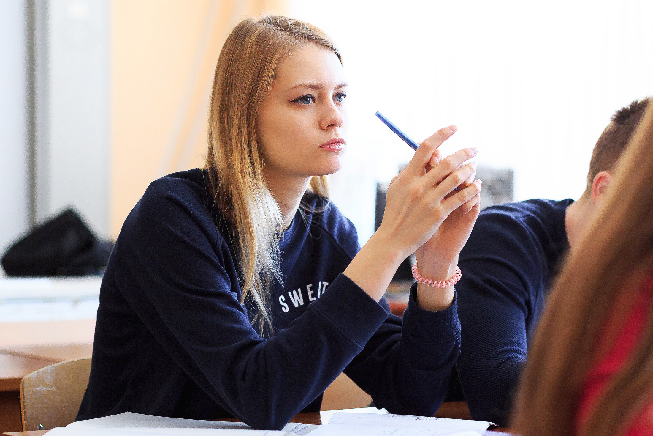 Старшие классы. На уроке