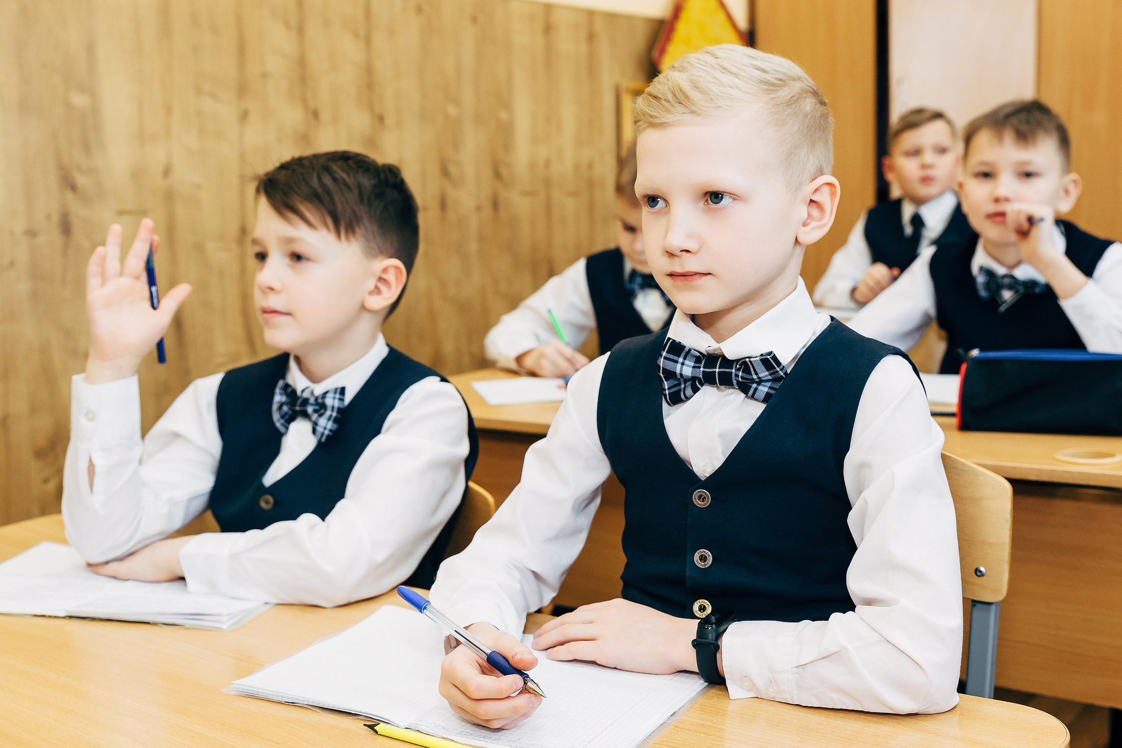 Младшие классы. На уроке