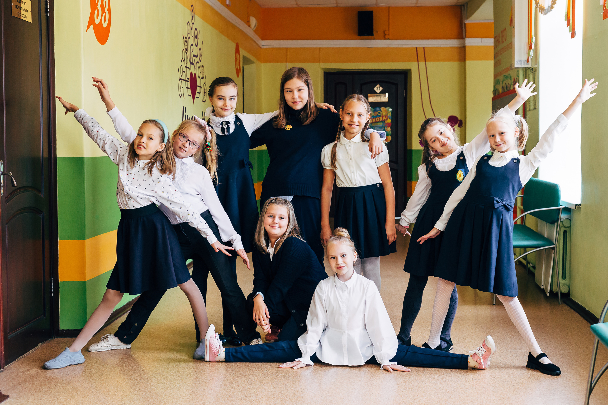 Младшие классы. Групповые фото. Свадебный и семейный фотограф в Перми Андрей Желнин