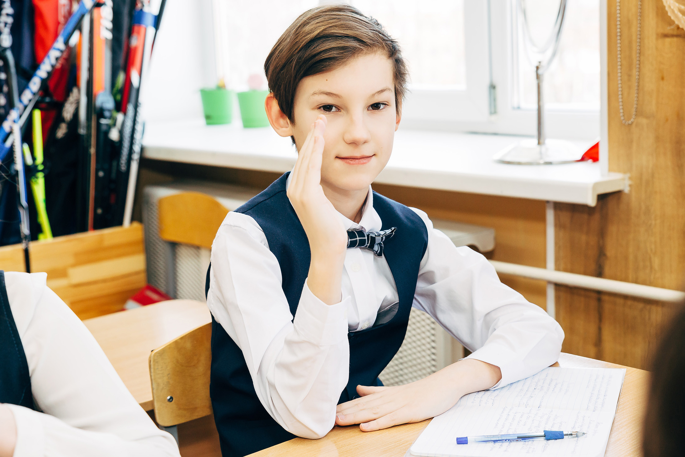 Младшие классы. На уроке