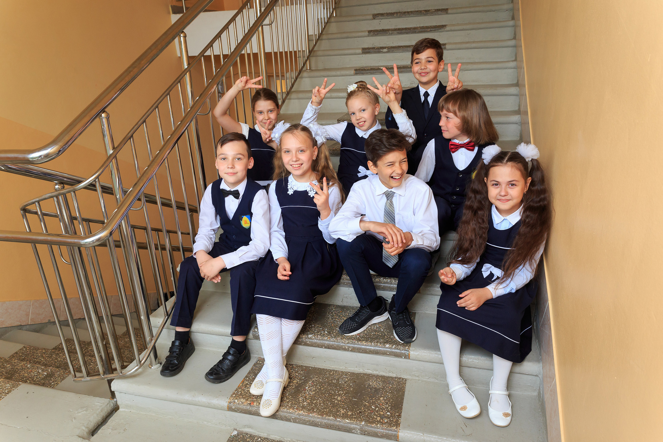 Младшие классы. Групповые фото. Свадебный и семейный фотограф в Перми Андрей Желнин