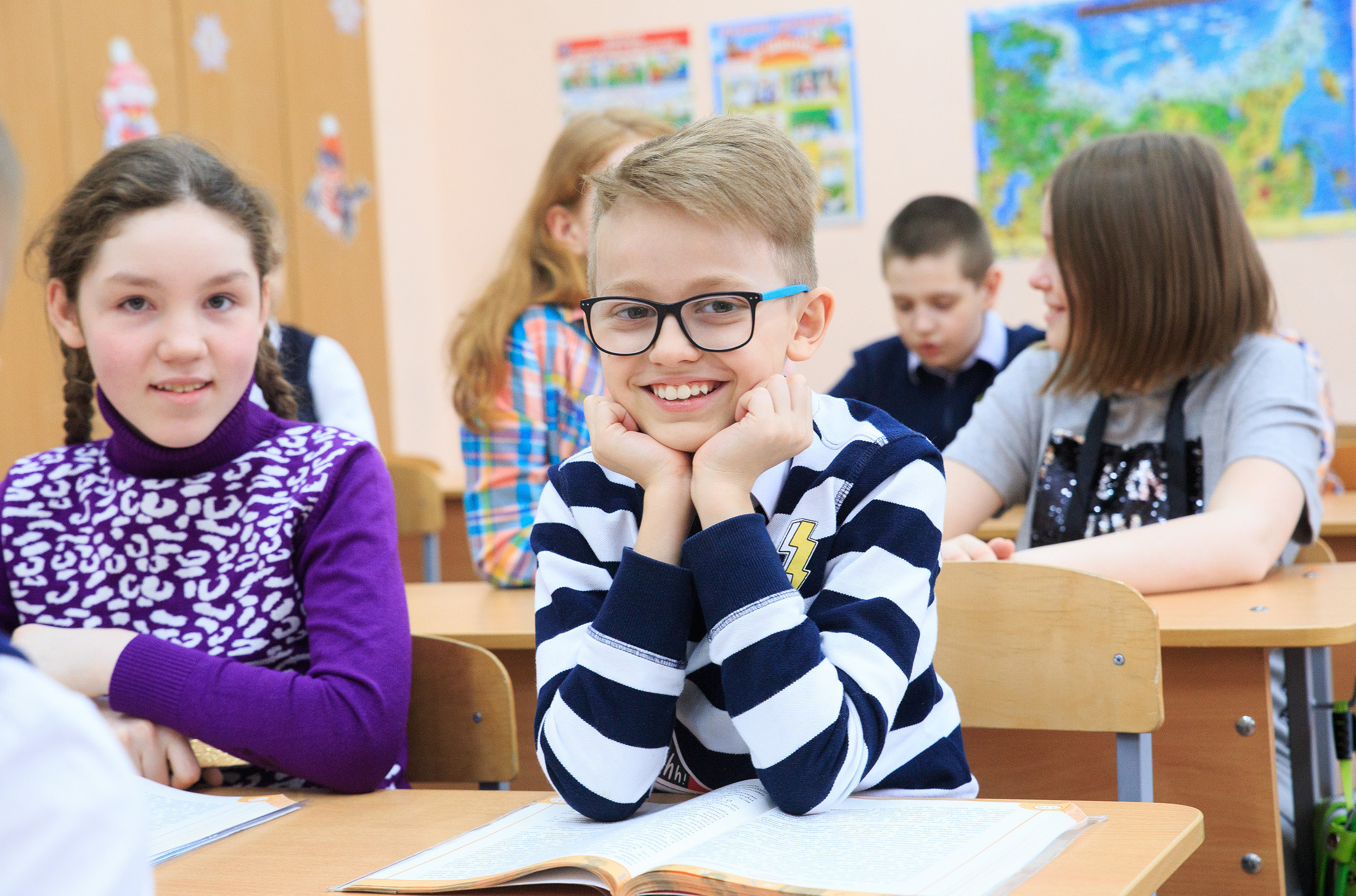 Младшие классы. На уроке