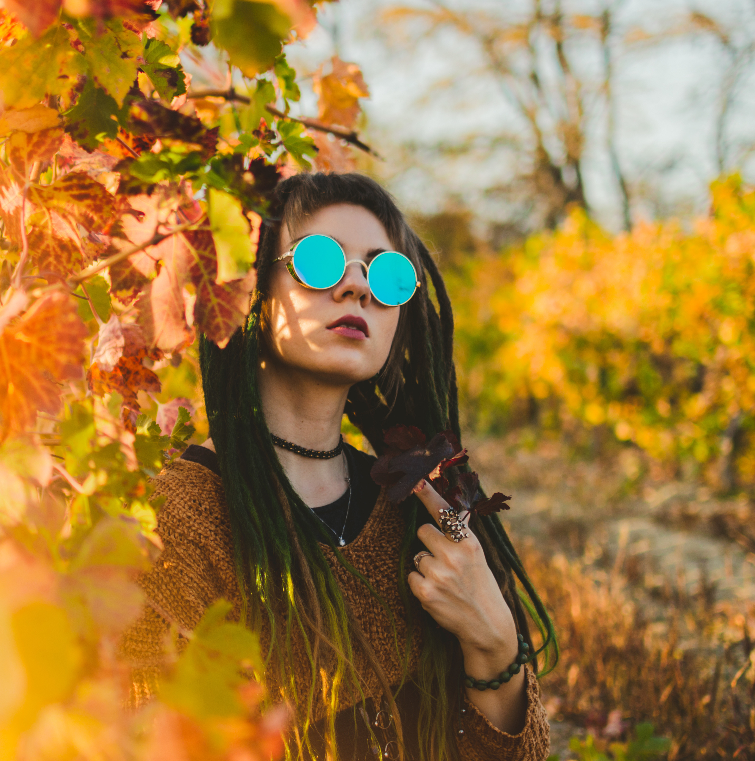 Портретная съёмка на виноградниках. Фотограф Галя Пак