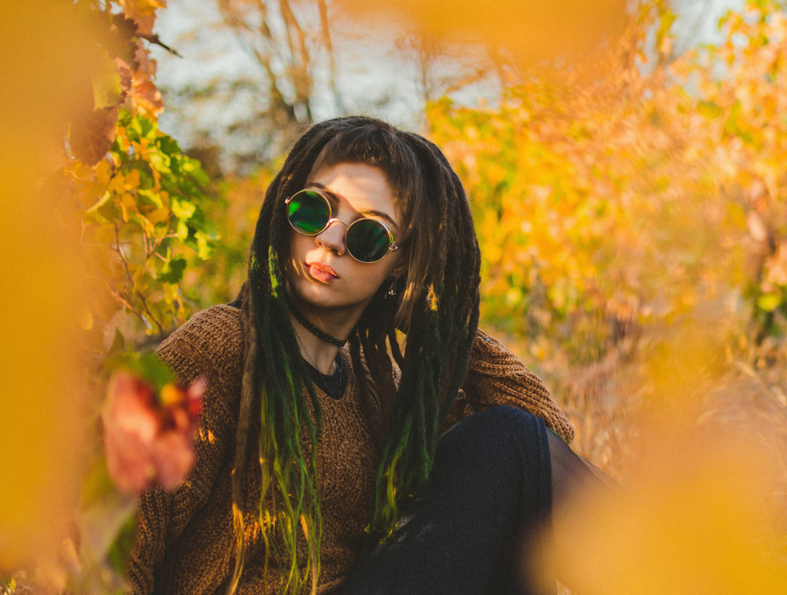 Портретная съёмка на виноградниках. Фотограф Галя Пак