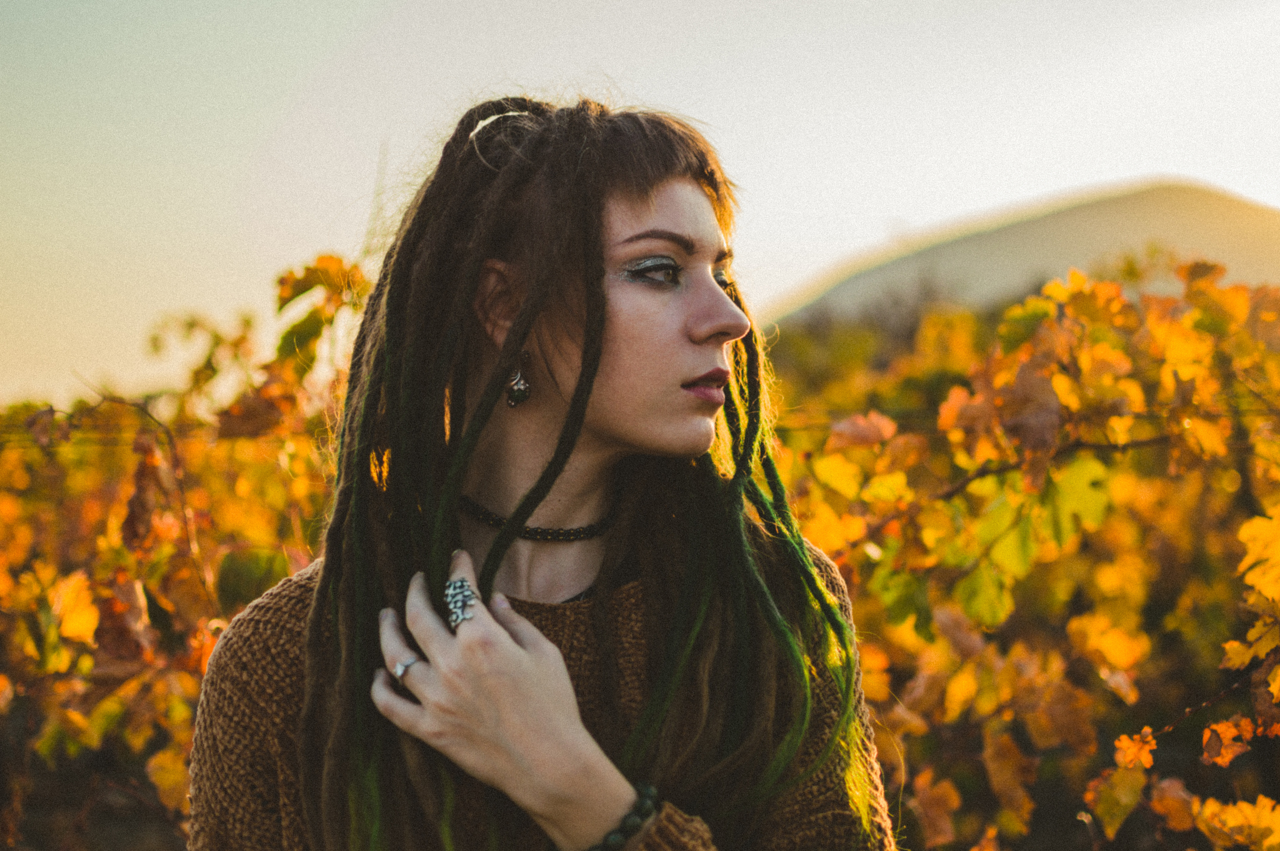 Портретная съёмка на виноградниках. Фотограф Галя Пак