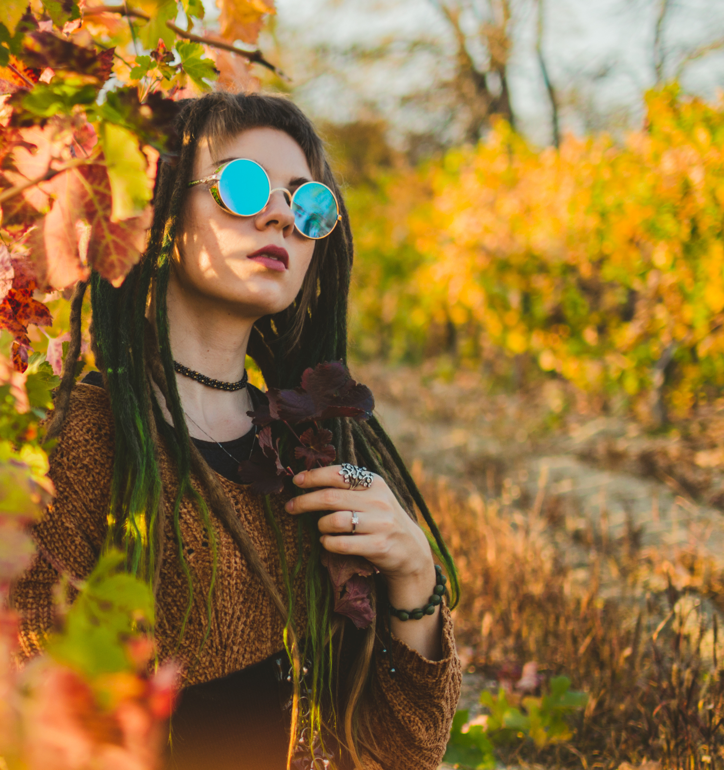 Портретная съёмка на виноградниках. Фотограф Галя Пак