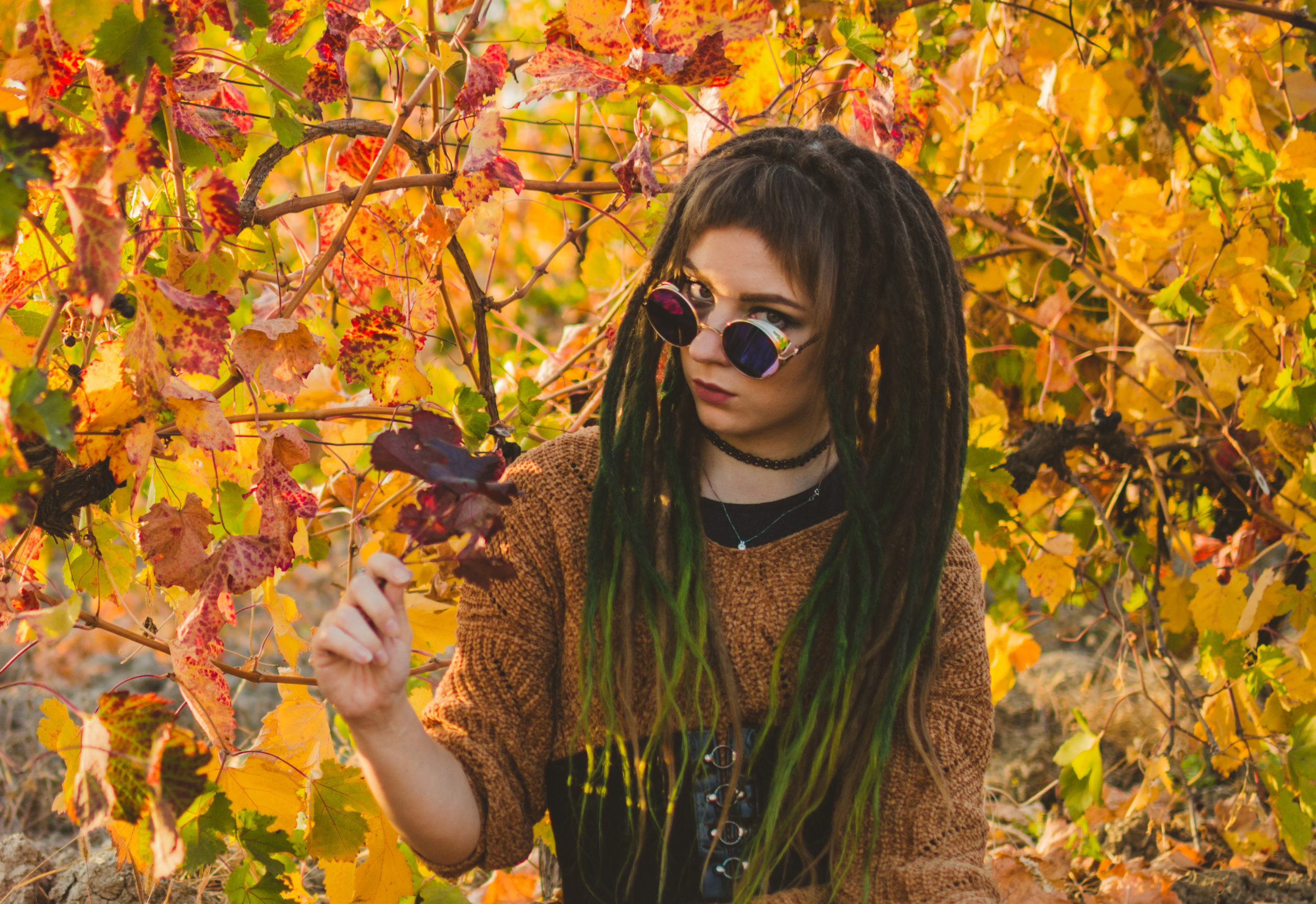 Портретная съёмка на виноградниках. Фотограф Галя Пак