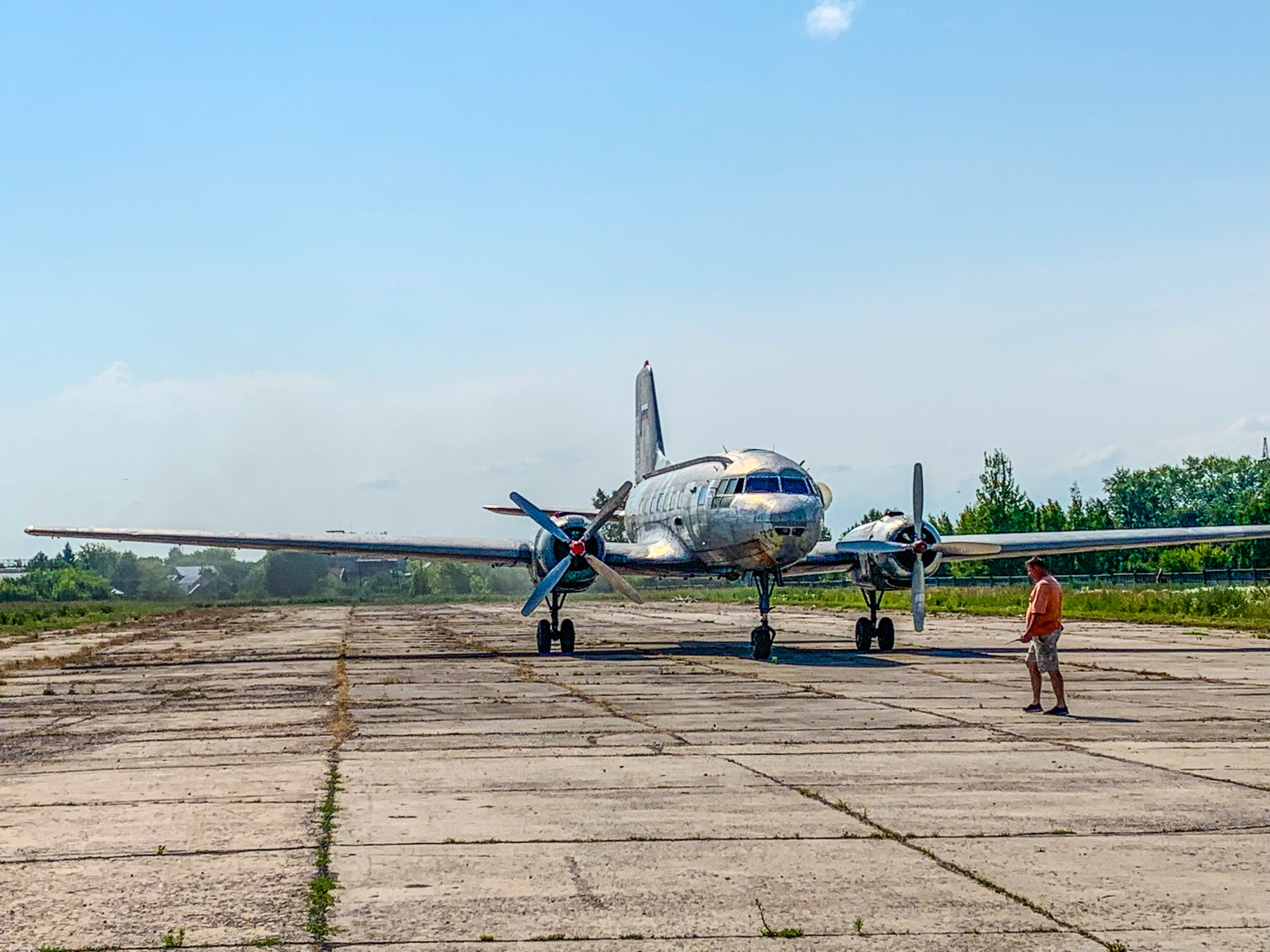 Ил-14Т «Голубая Мечта». Авиационная техника для кино, рекламы и фотосессий