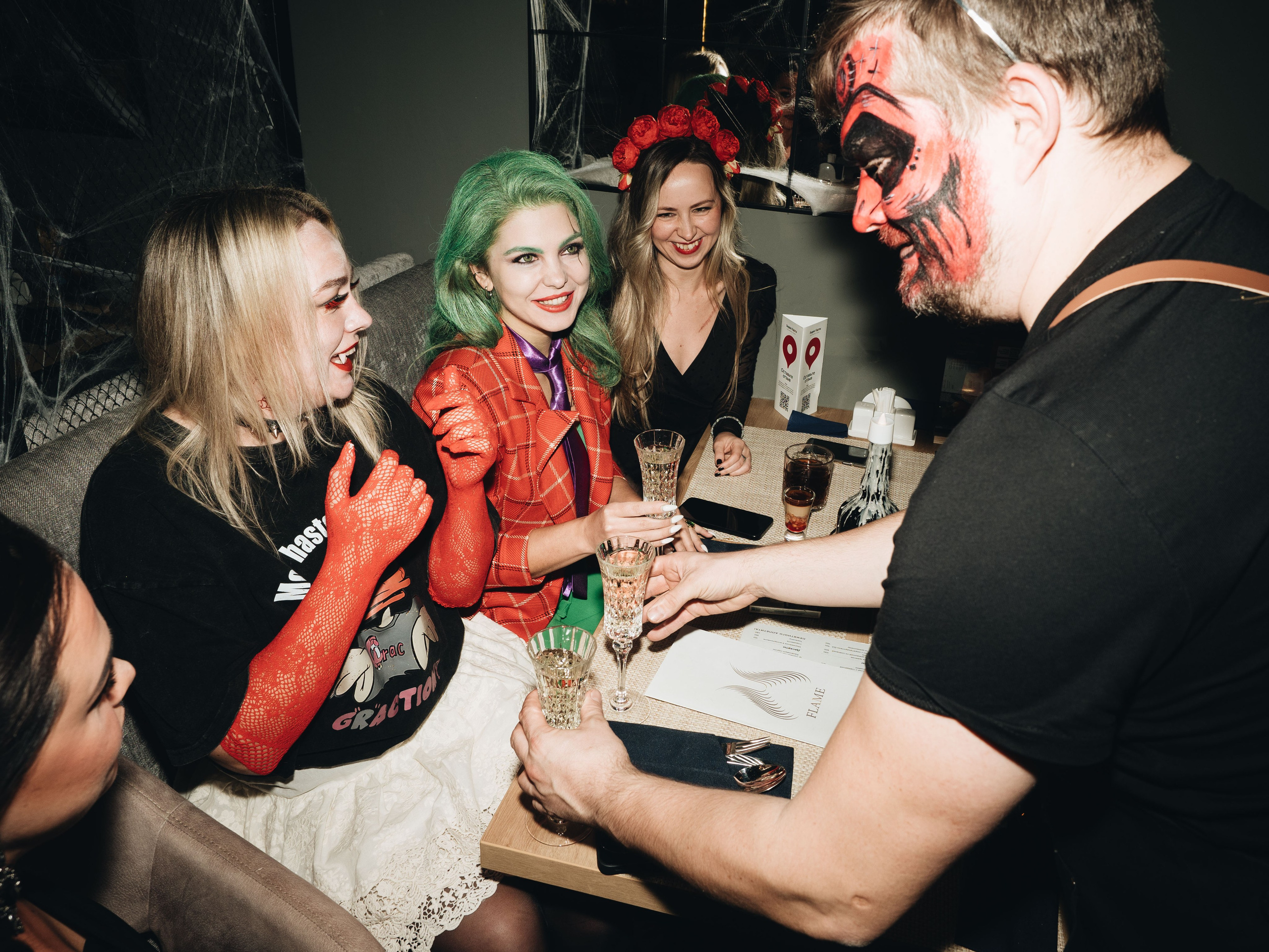 Halloween at Flame. Портретный и Репортажный фотограф в Москве