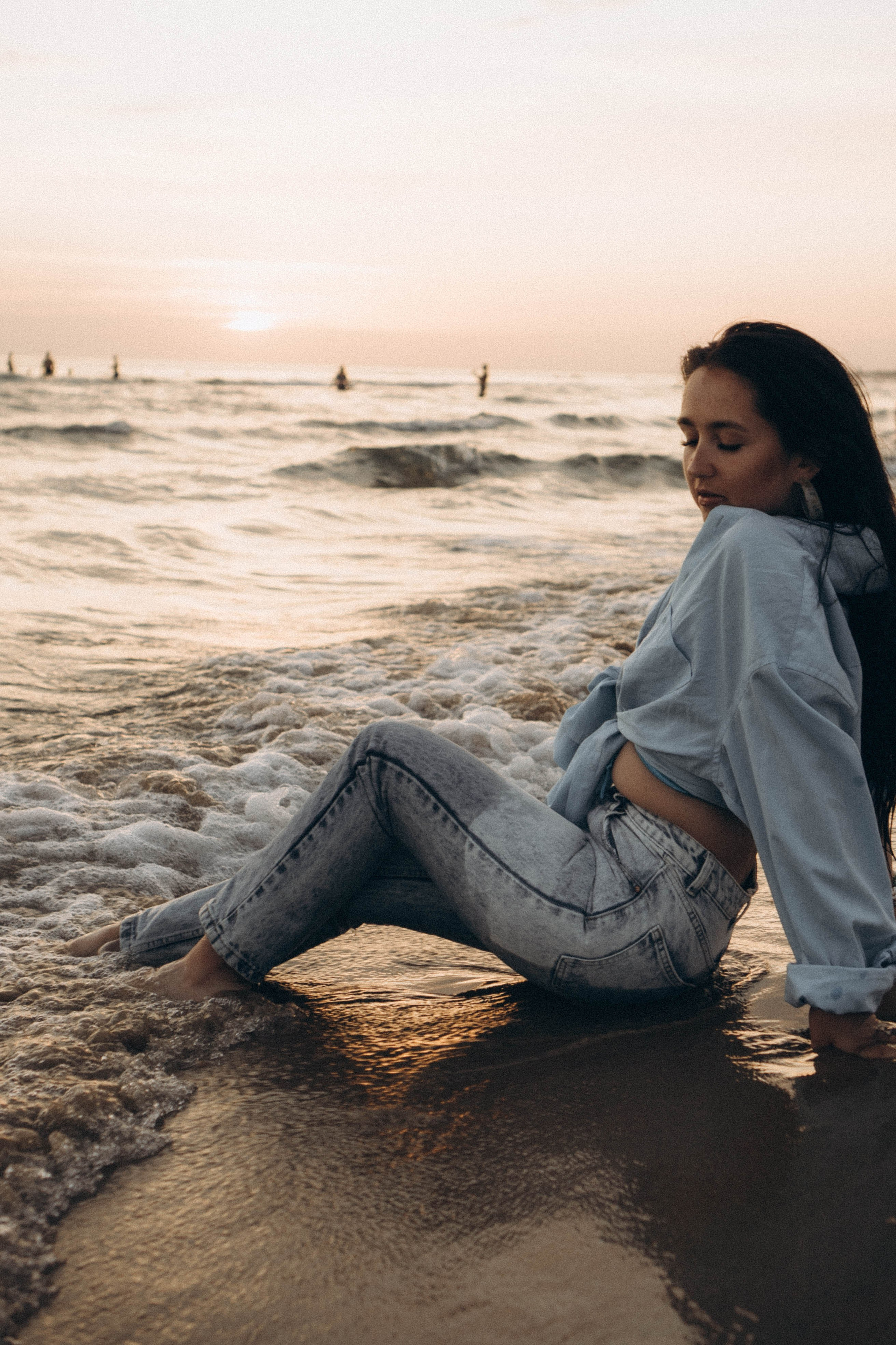 Июльский вечер на берегу черного моря. Профессиональный фотограф, Санкт-Петербург — Виктория Богомолова