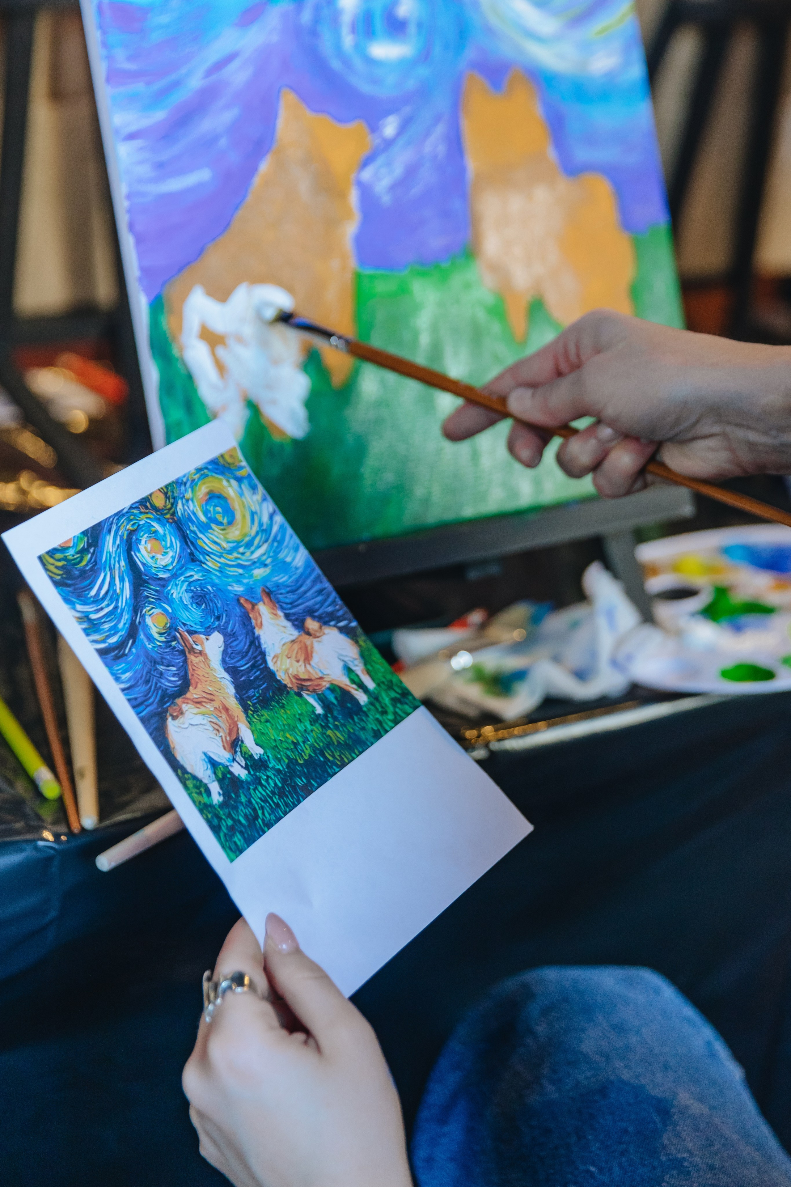 Арт-вечеринка. Семейный фотограф в Санкт-Петербурге Ева Маркова