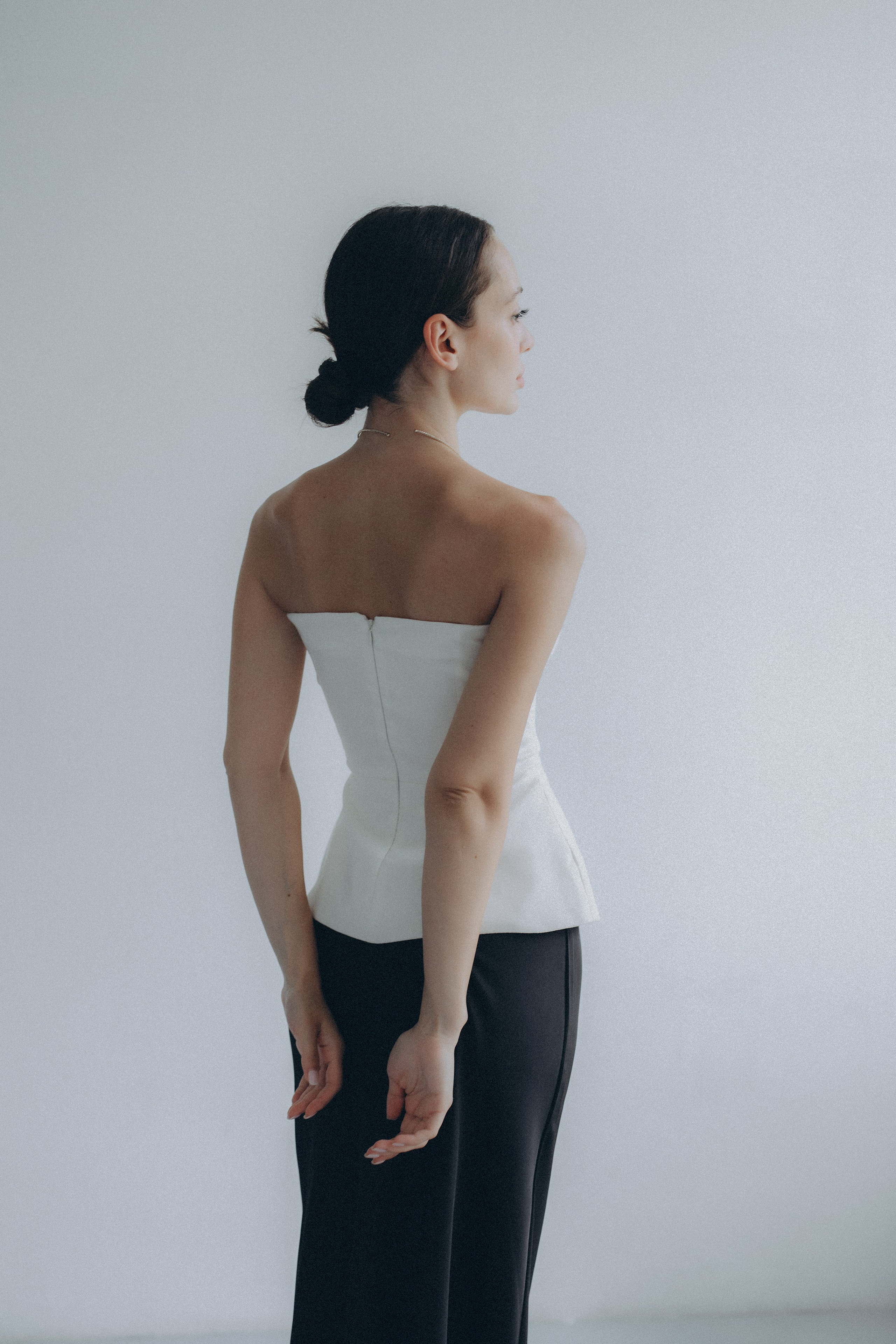 Natural portrait in calm and muted tones