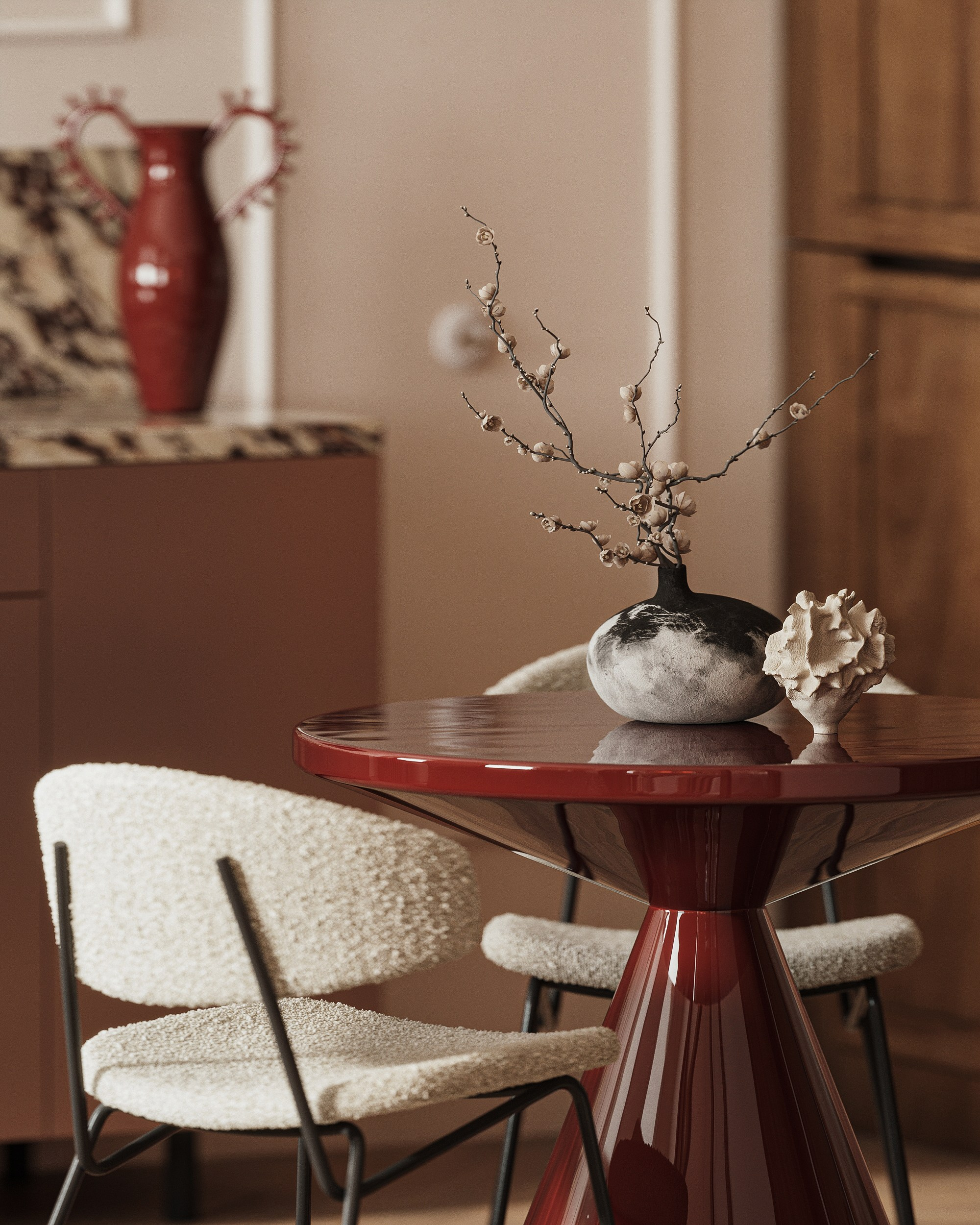 Studio apartment in Krakow. 3D-визуализатор интерьеров Мария