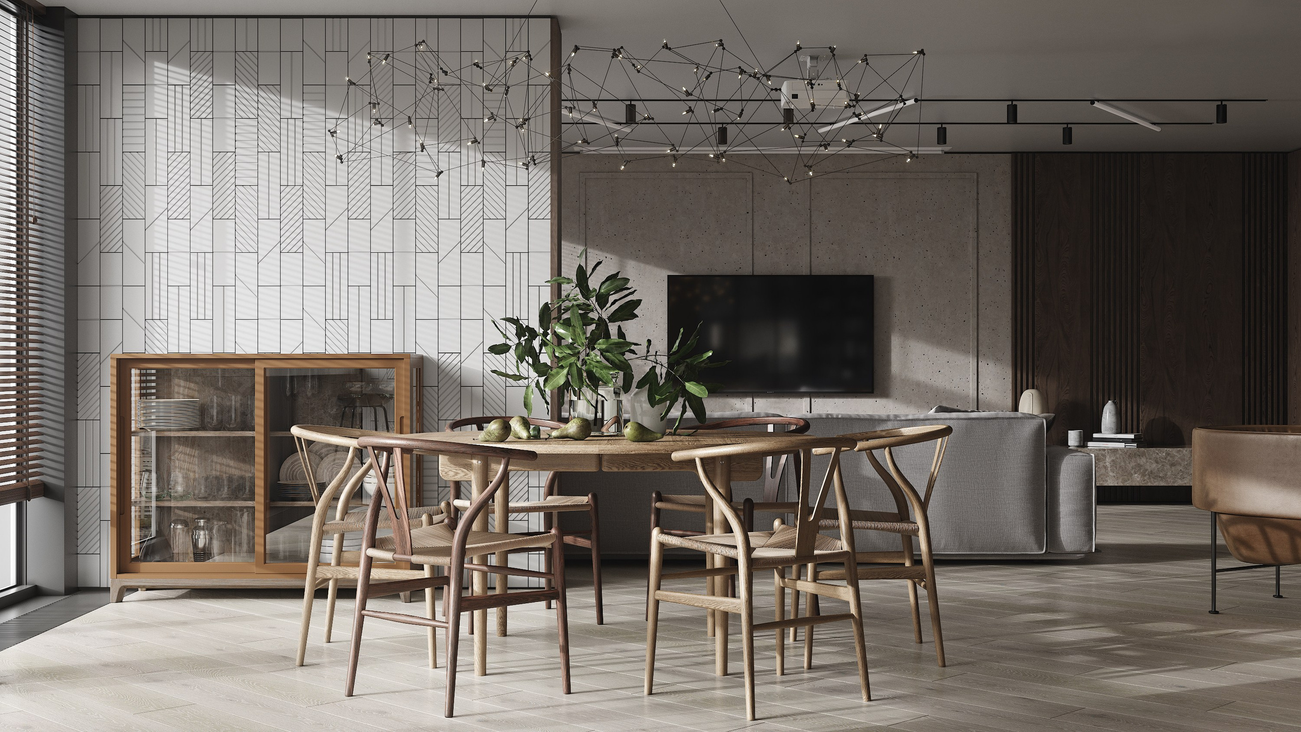 Hudson apartment | for Broken Concept LLC. Interior visualisation | avocado.render